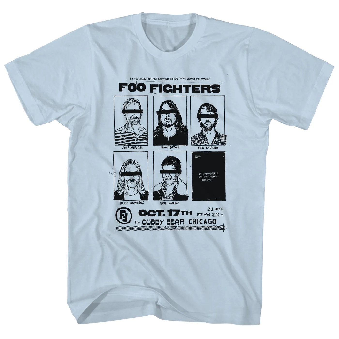Foo Fighters T-Shirt | Chicago Concert Foo Fighters Shirt (Reissue)