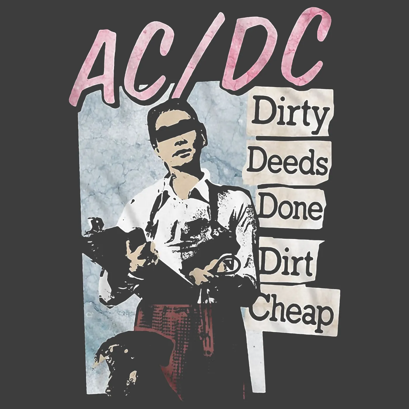AC/DC T-Shirt | Dirty Deeds Done Dirt Cheap Album Art AC/DC Shirt