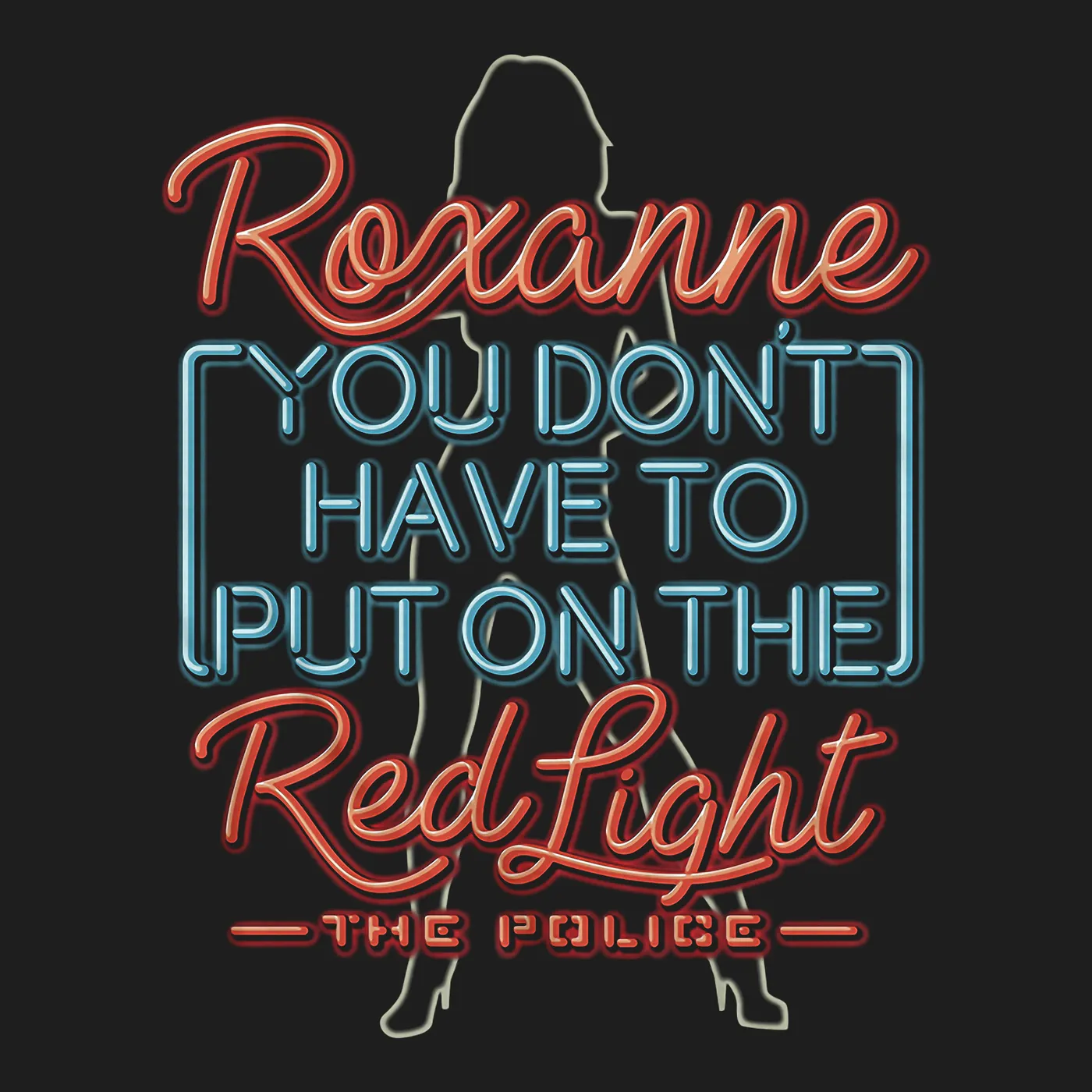 The Police T-Shirt | Roxanne Neon The Police Shirt