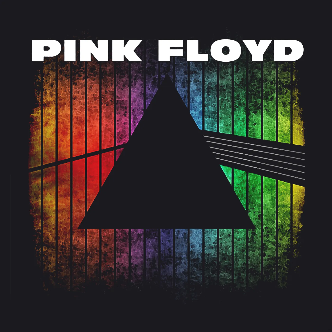 Pink Floyd T-Shirt | Prism Rainbow Gradient Pink Floyd Shirt
