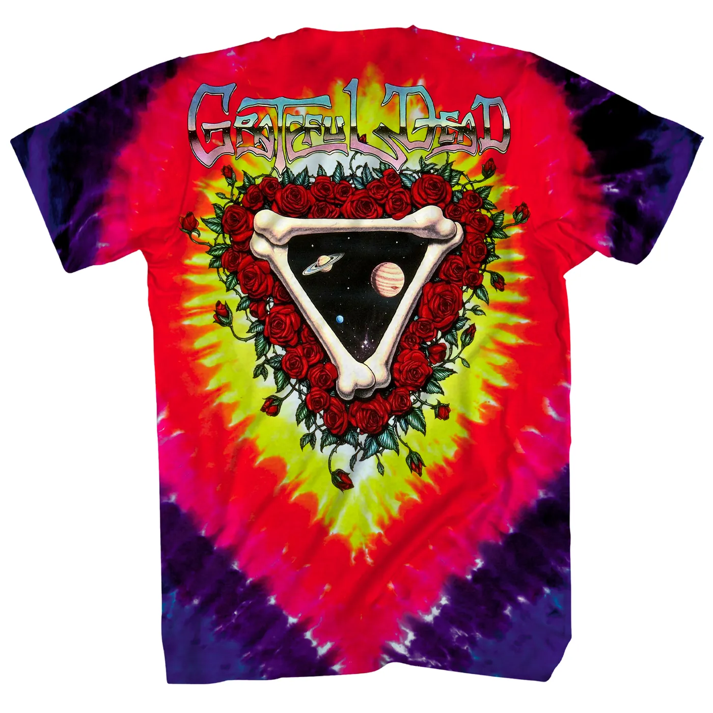 Grateful Dead T-Shirt | Space Your Face Tie Dye Grateful Dead Shirt