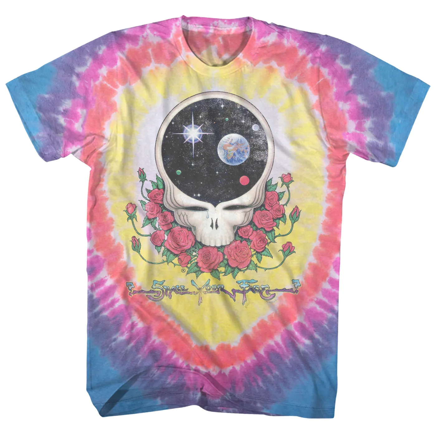 Grateful Dead T-Shirt | Vintage Space Your Face Tie Dye Grateful Dead Shirt