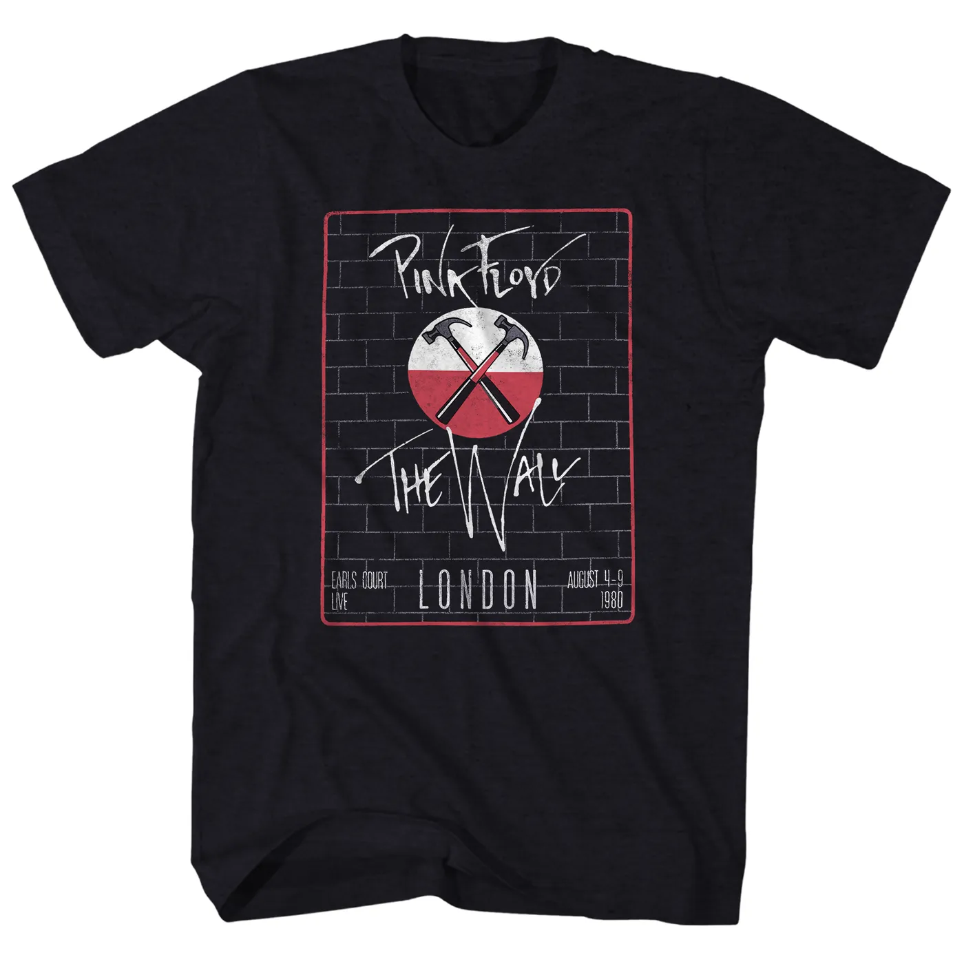 Pink Floyd T-Shirt | The Wall London Live Pink Floyd Shirt (Reissue)