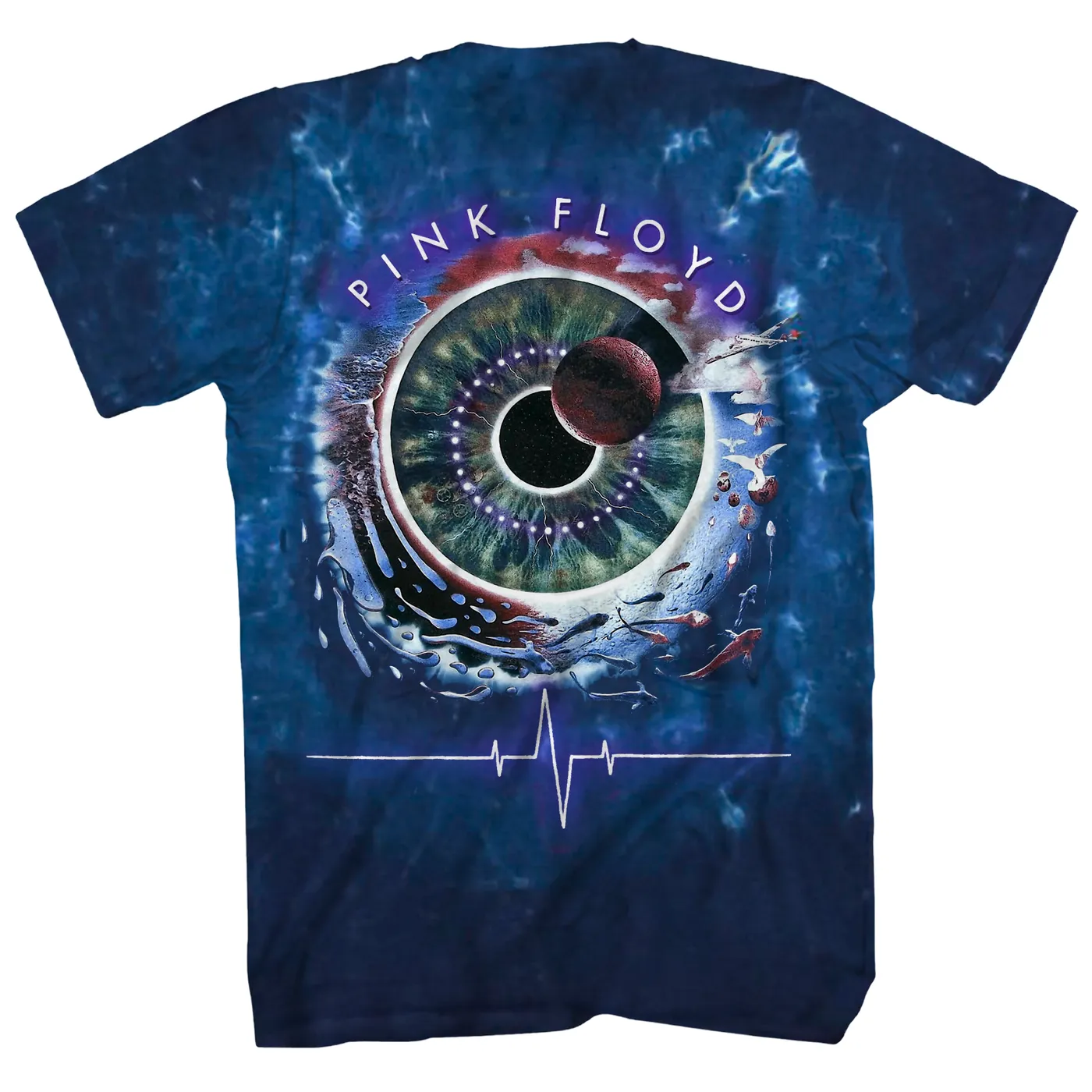 Pink Floyd T-Shirt | Pulse Album Art Tie Dye Pink Floyd Shirt