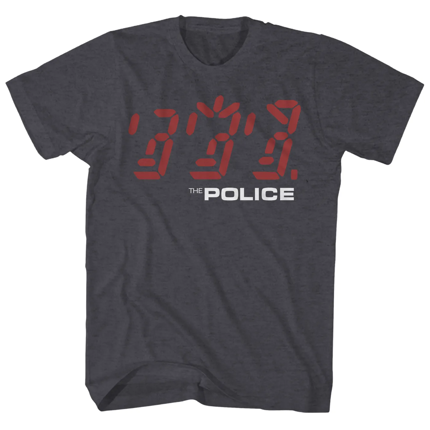 The Police T-Shirt | Ghost In The Machine Album Art Heather The Police Shirt