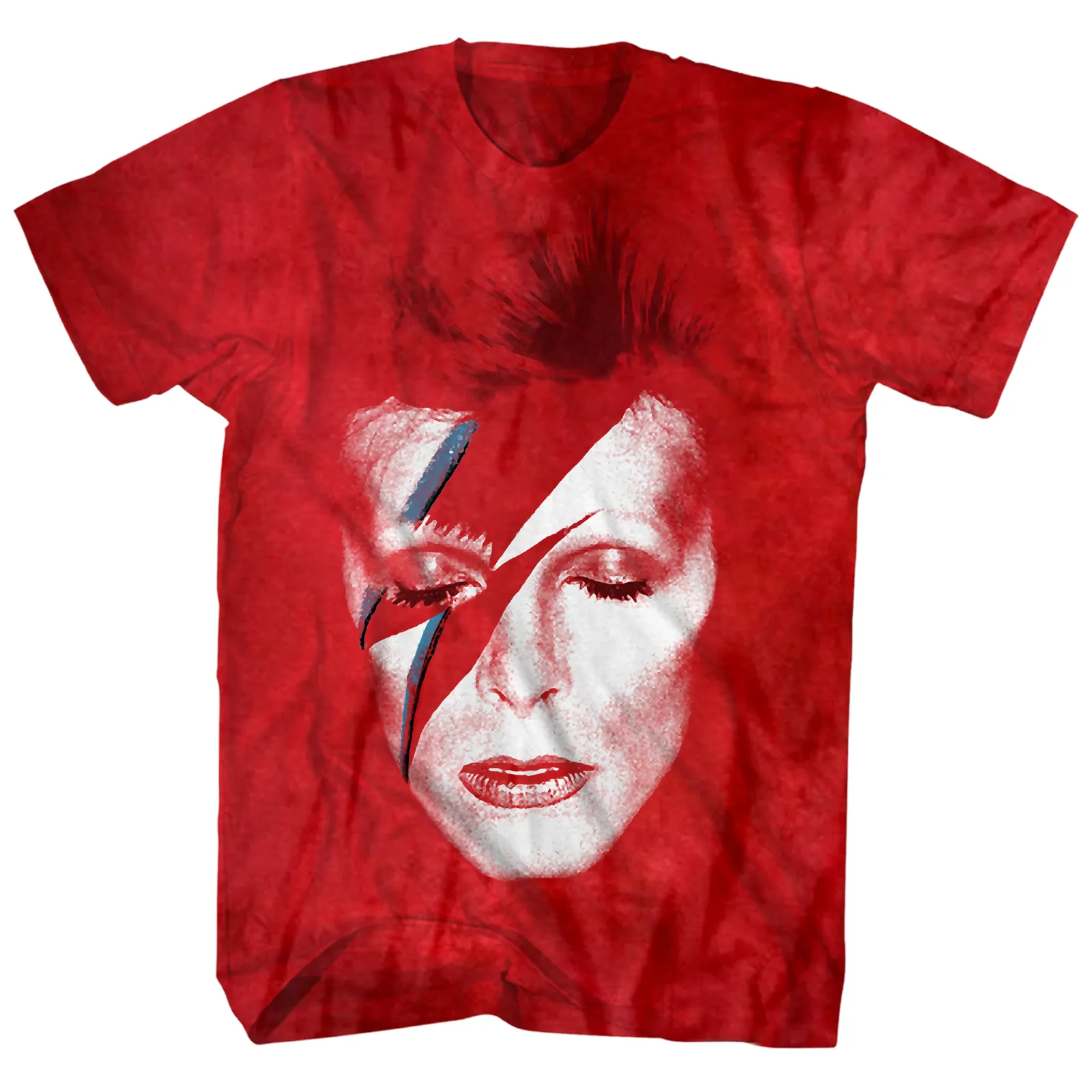 T-Shirt | Aladdin Sane Red Bolt Tie Dye Shirt
