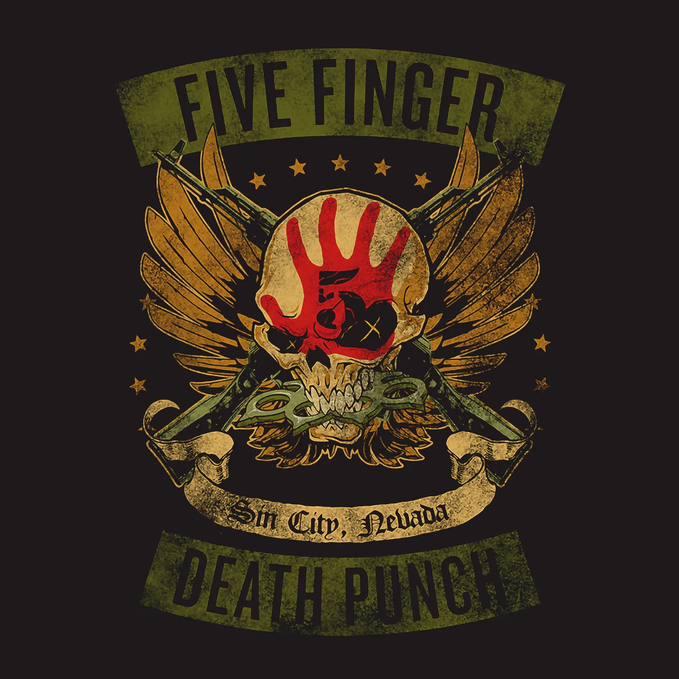 Five Finger Death Punch T-Shirt | Sin City Five Finger Death Punch Shirt
