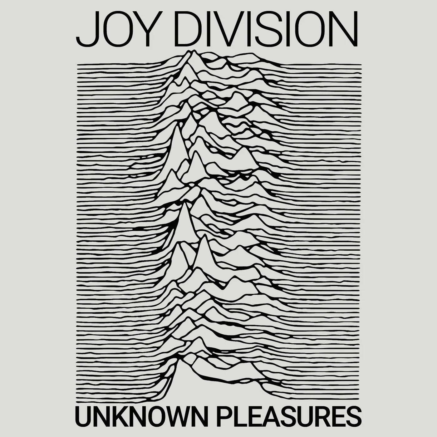Joy Division T-Shirt | Unknown Pleasures White Album Art Joy Division Shirt
