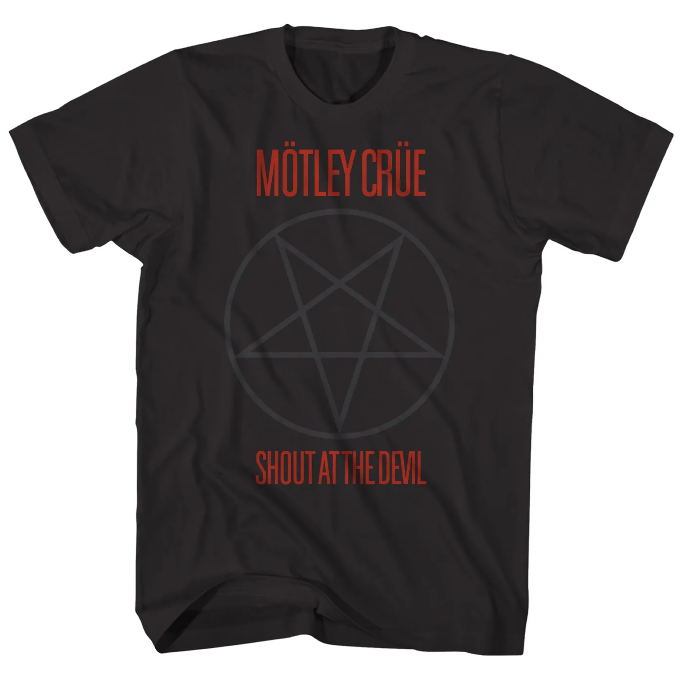Mötley Crüe T-Shirt | Pentagram Shout At The Devil Mötley Crüe Shirt