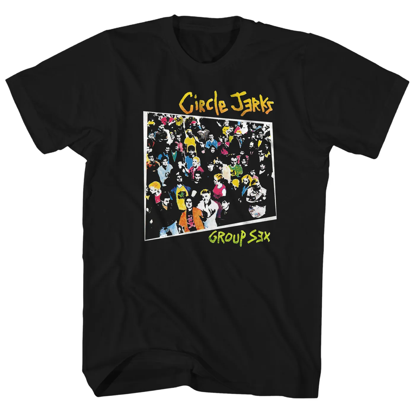 Circle Jerks T-Shirt | Group Sex Album Art Circle Jerks Shirt