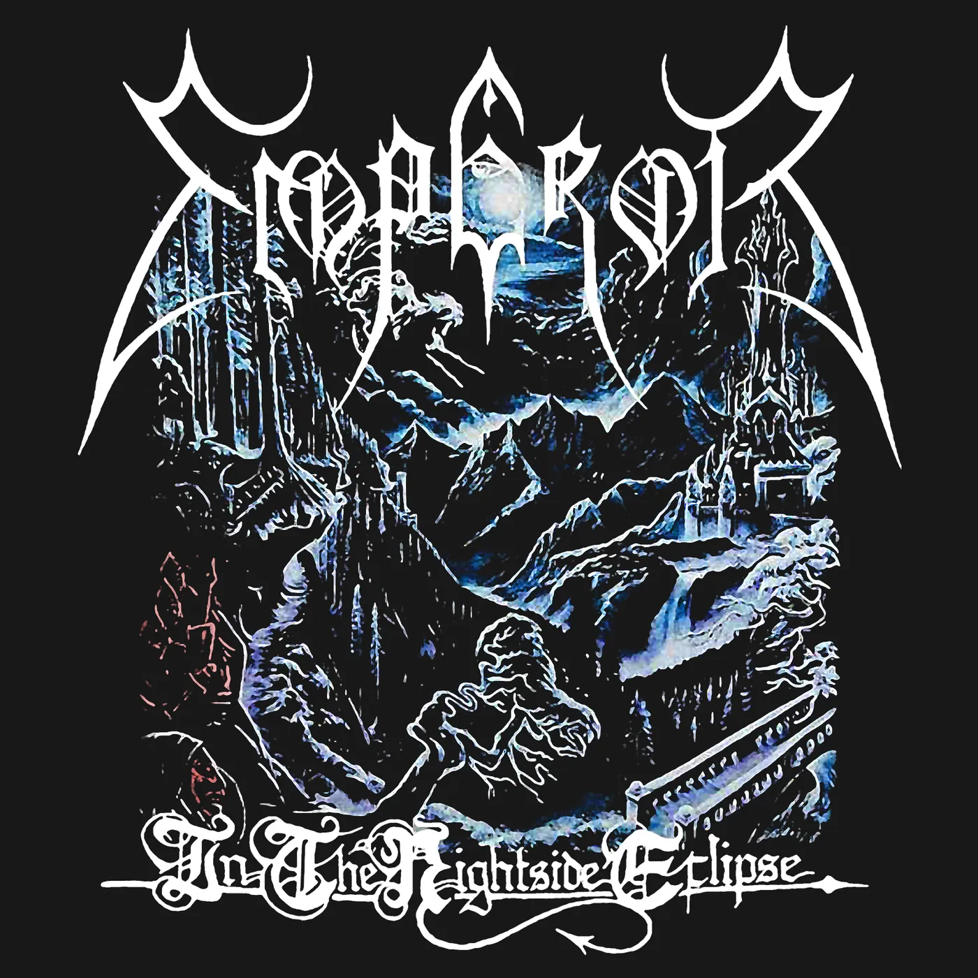 Emperor T-Shirt | In The Nightside Eclipse Emperor Album Art Cover Shirt