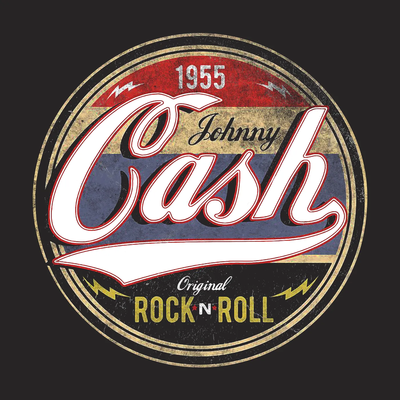 Johnny Cash T-Shirt | Original Rock *N* Roll 1955 Johnny Cash Shirt