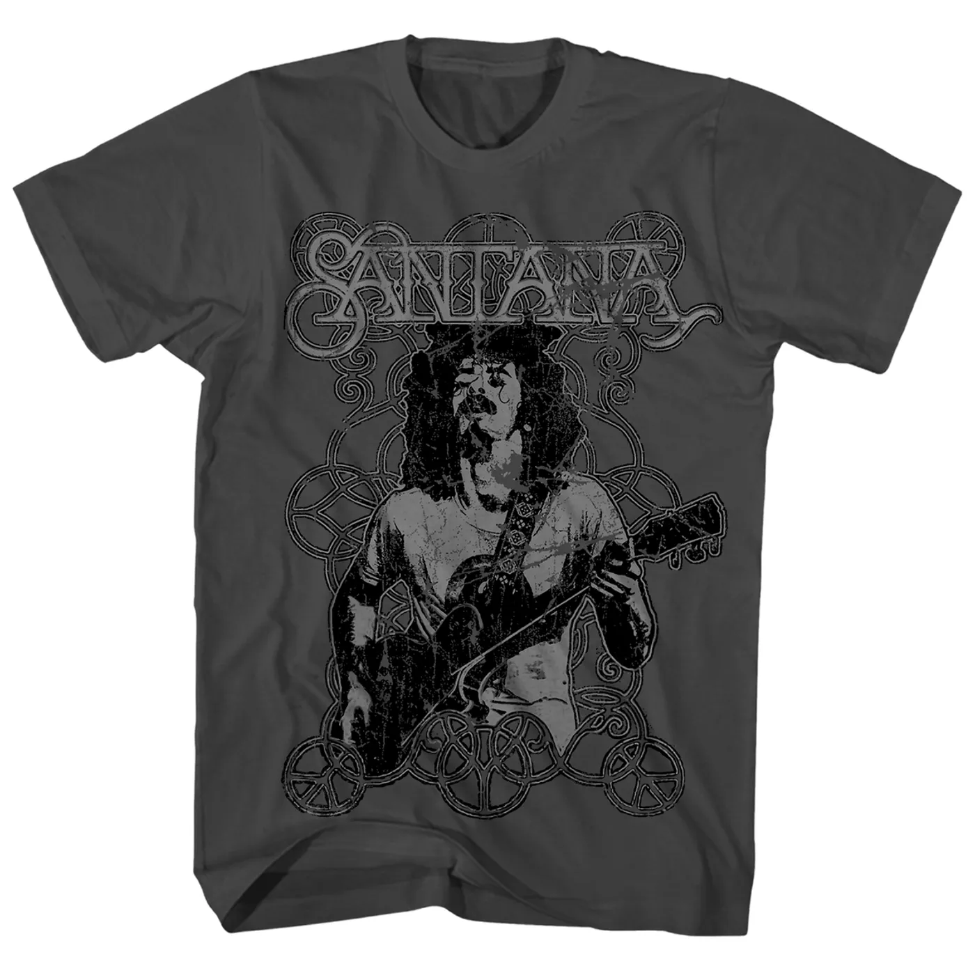 Santana T-Shirt | Vintage Peace Signs Carlos Santana Shirt