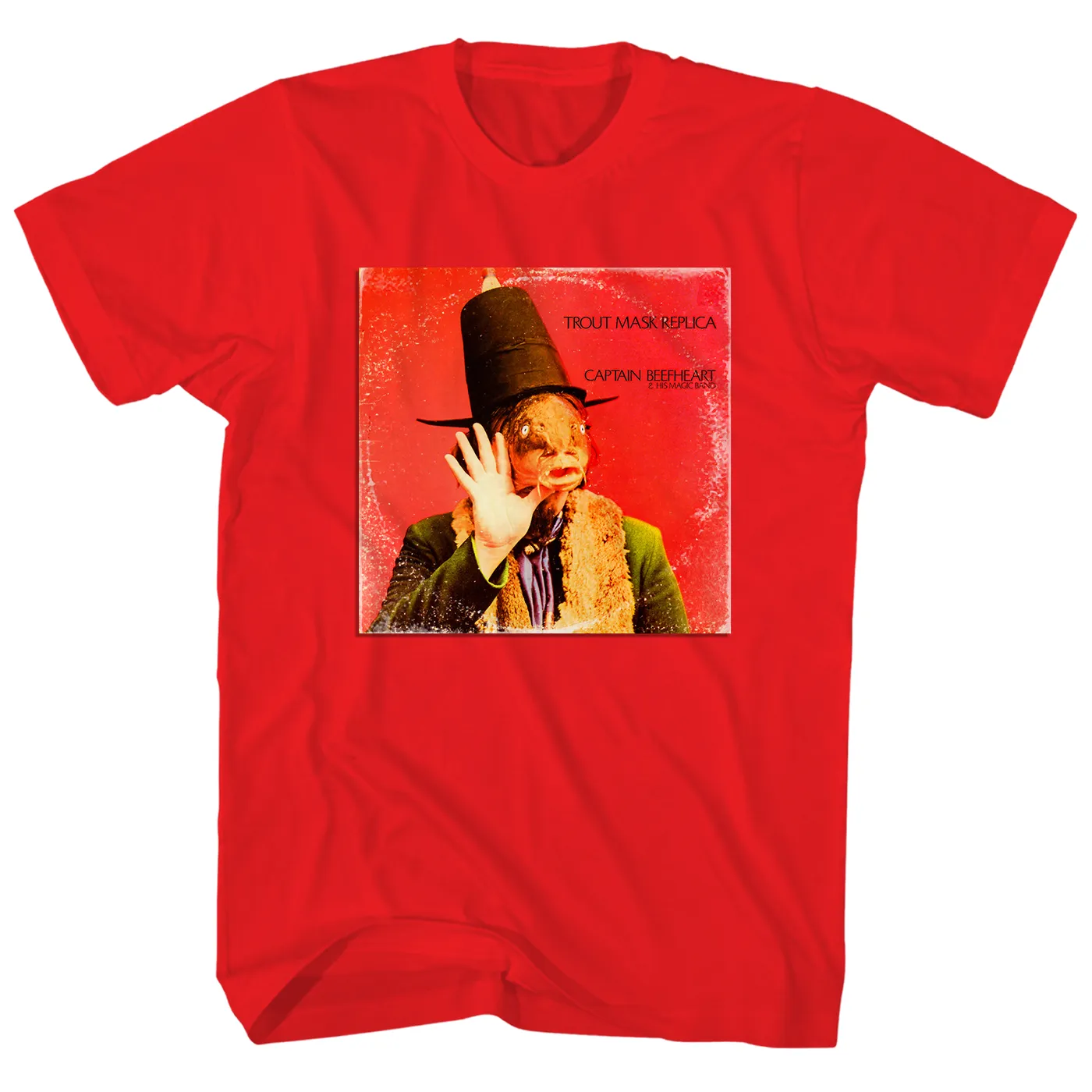 Captain Beefheart T-Shirt | Trout Mask Replica Album Art Captain Beefheart Shirt