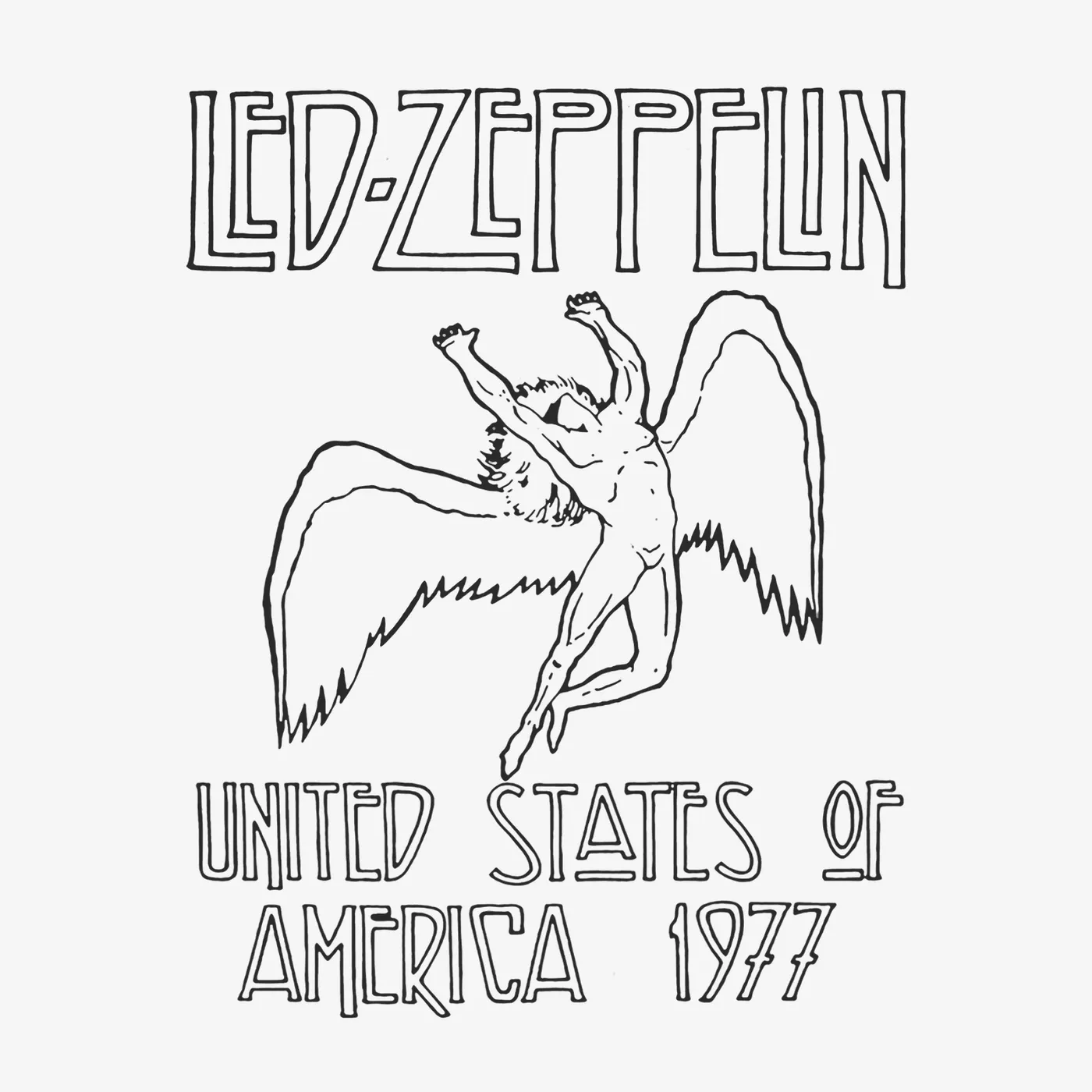 Led Zeppelin T-Shirt | USA 1977 Led Zeppelin Shirt (Reissue)