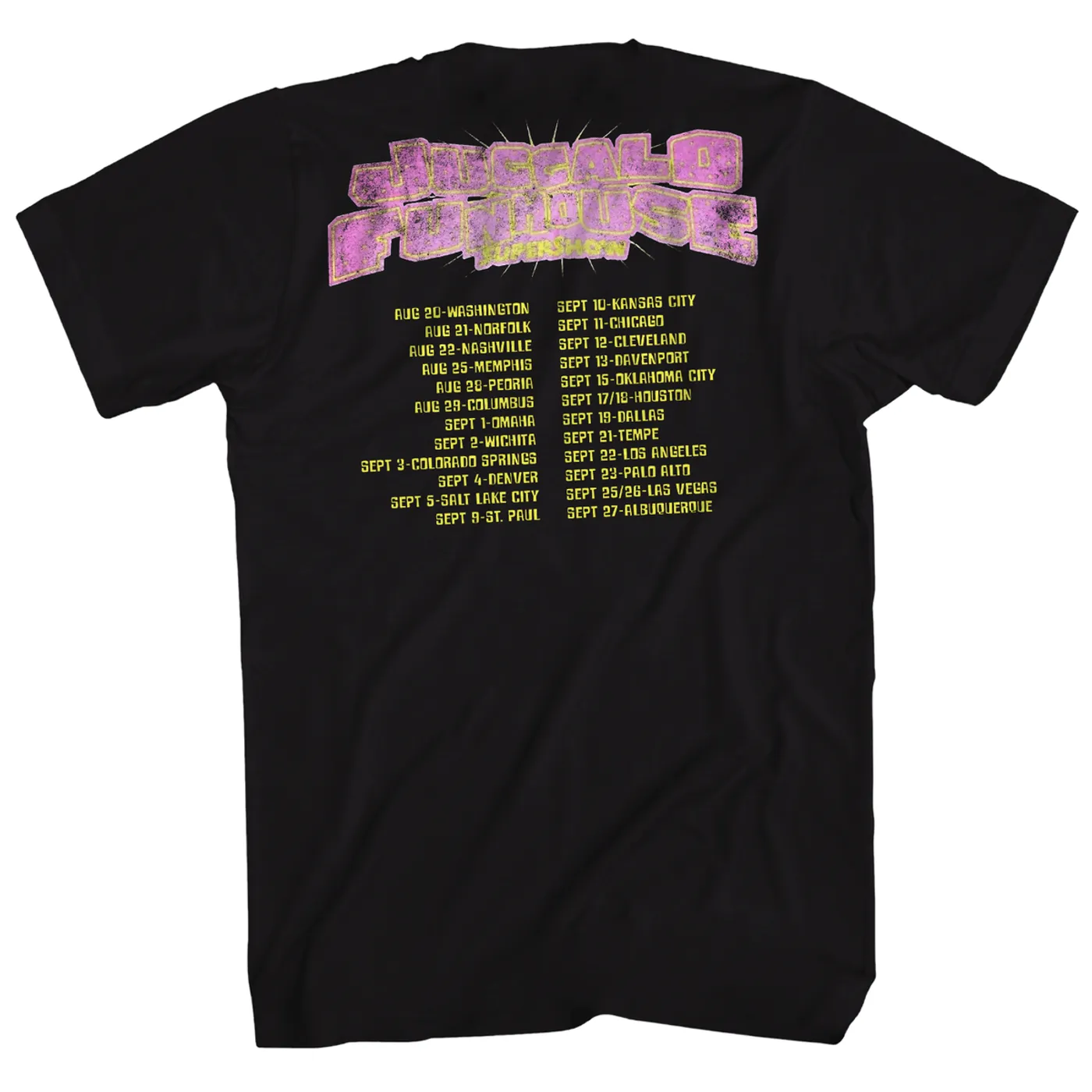 Insane Clown Posse T-Shirt | Juggalo Funhouse Supershow Insane Clown Posse Shirt