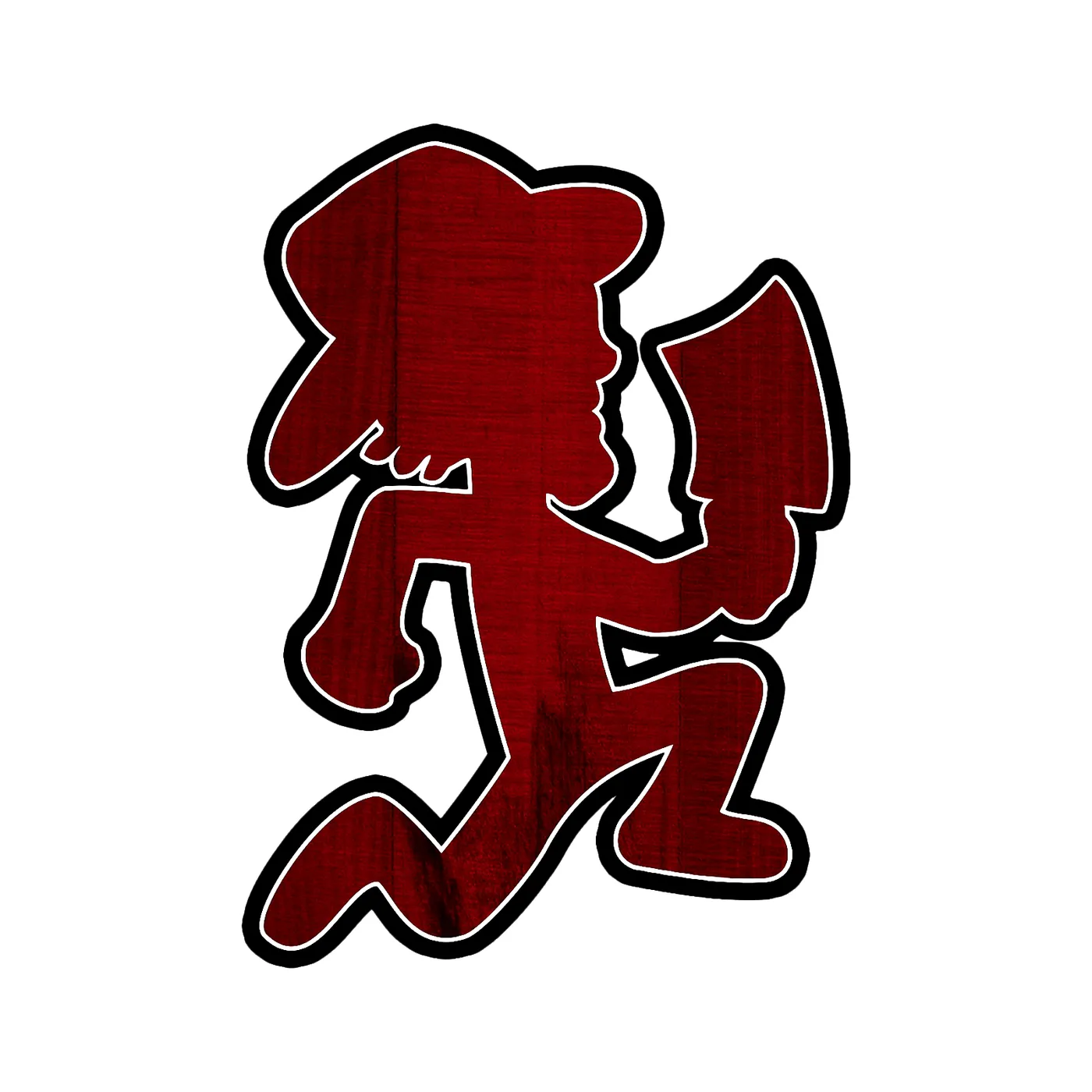 Insane Clown Posse Sticker | Hatchetman Logo Outline Insane Clown Posse Sticker