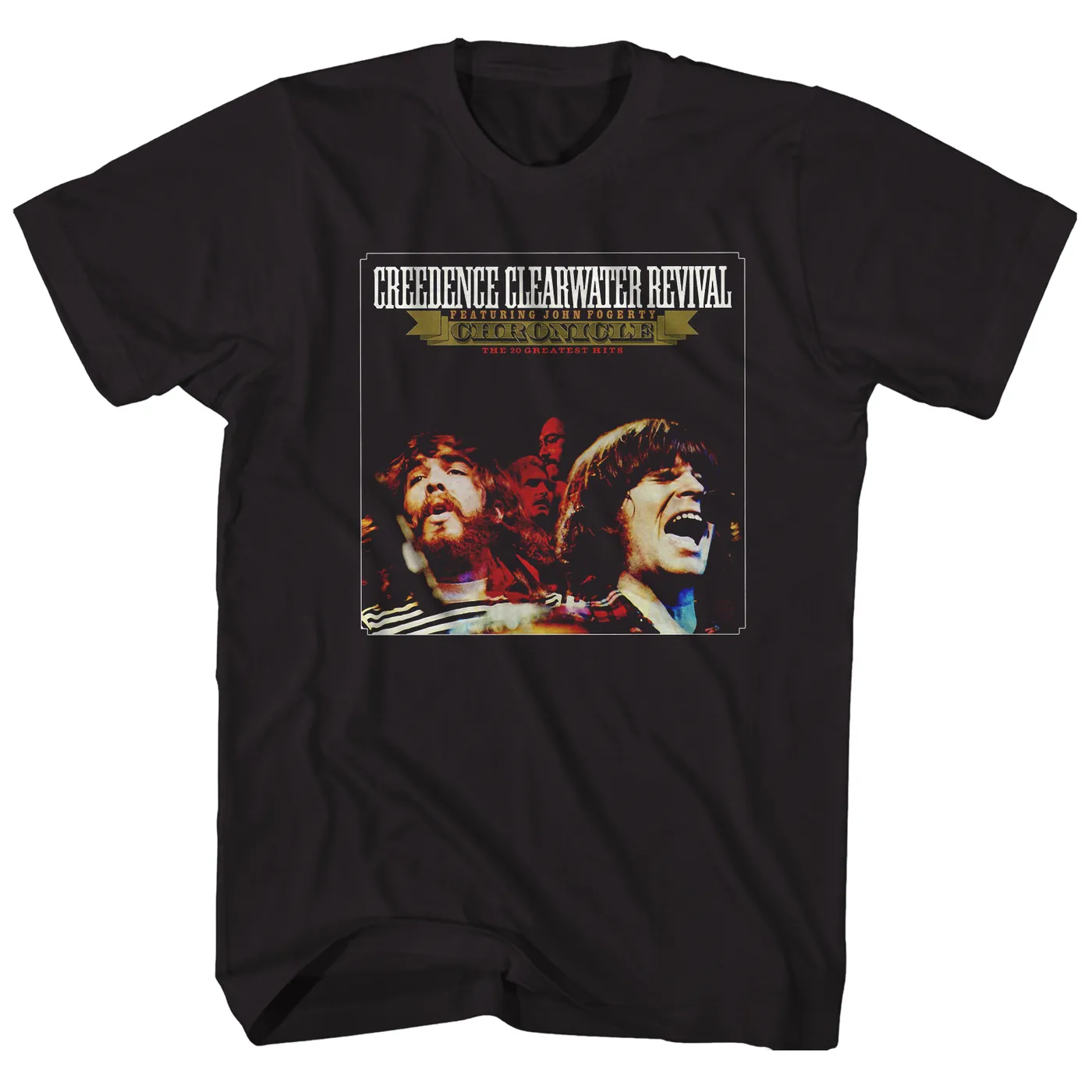 Creedence Clearwater Revival T-Shirt | Chronicle Album Art Creedence Clearwater Revival T-Shirt