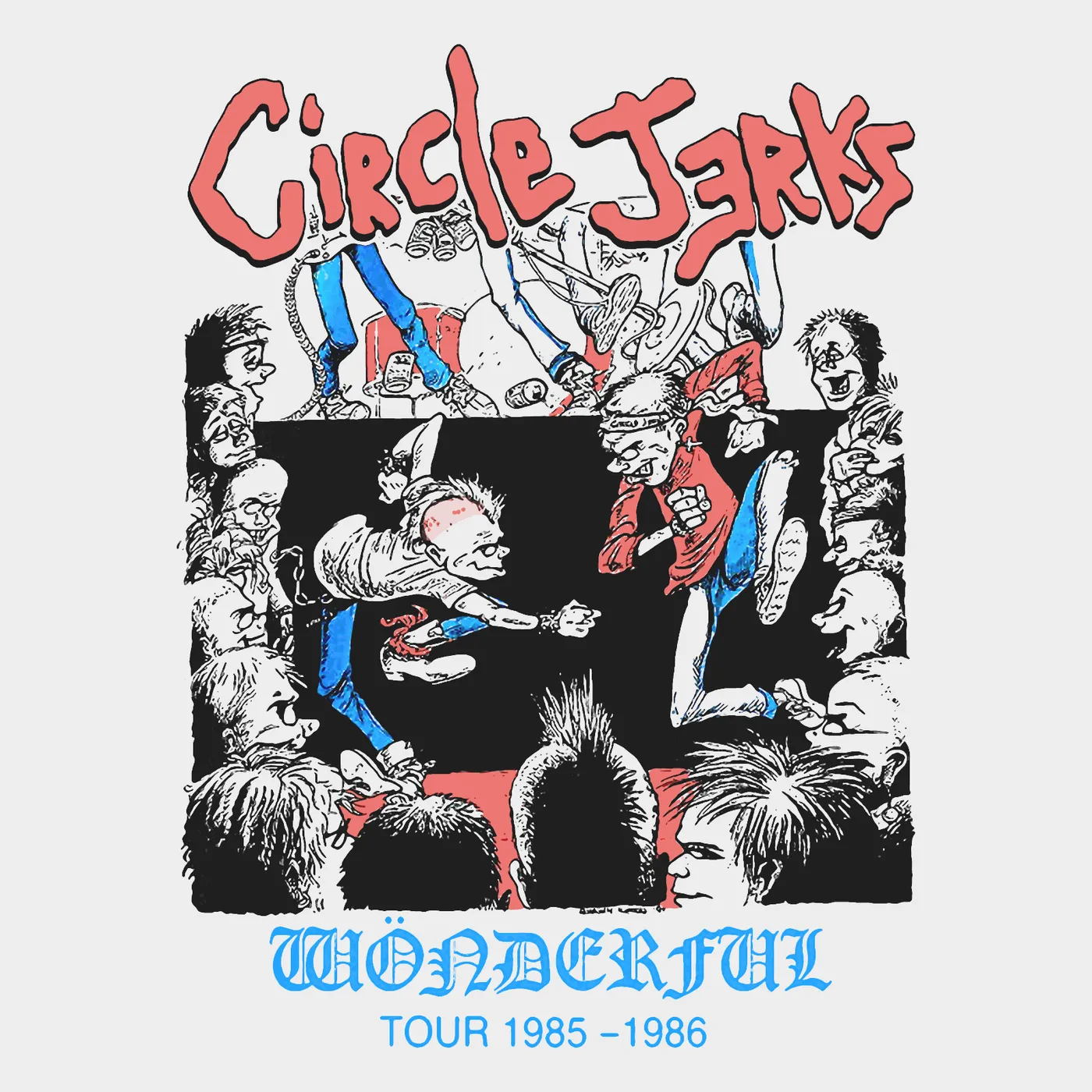 Circle Jerks T-Shirt | Wonderful Tour 1985-1986 Circle Jerks Shirt