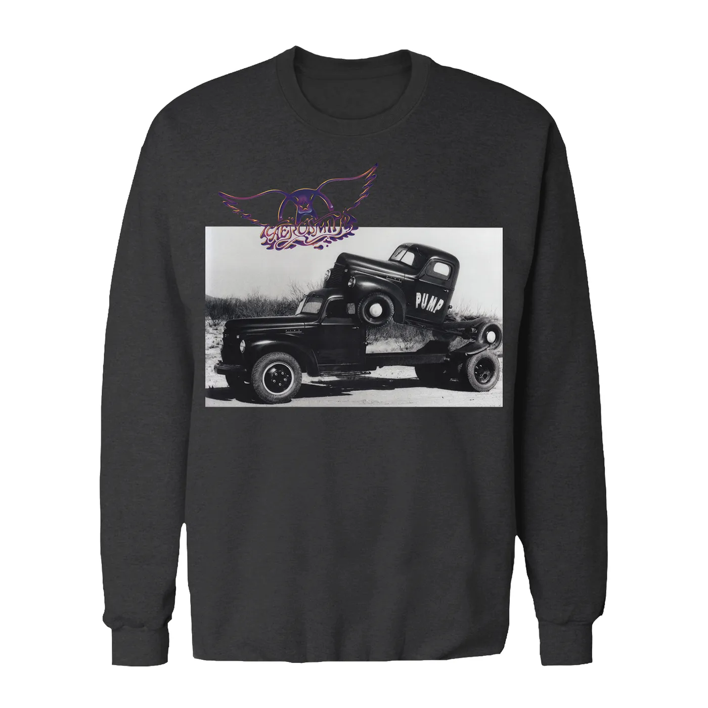Aerosmith Long Sleeve Shirt | Vintage Truck Photo Aerosmith Long Sleeve Shirt