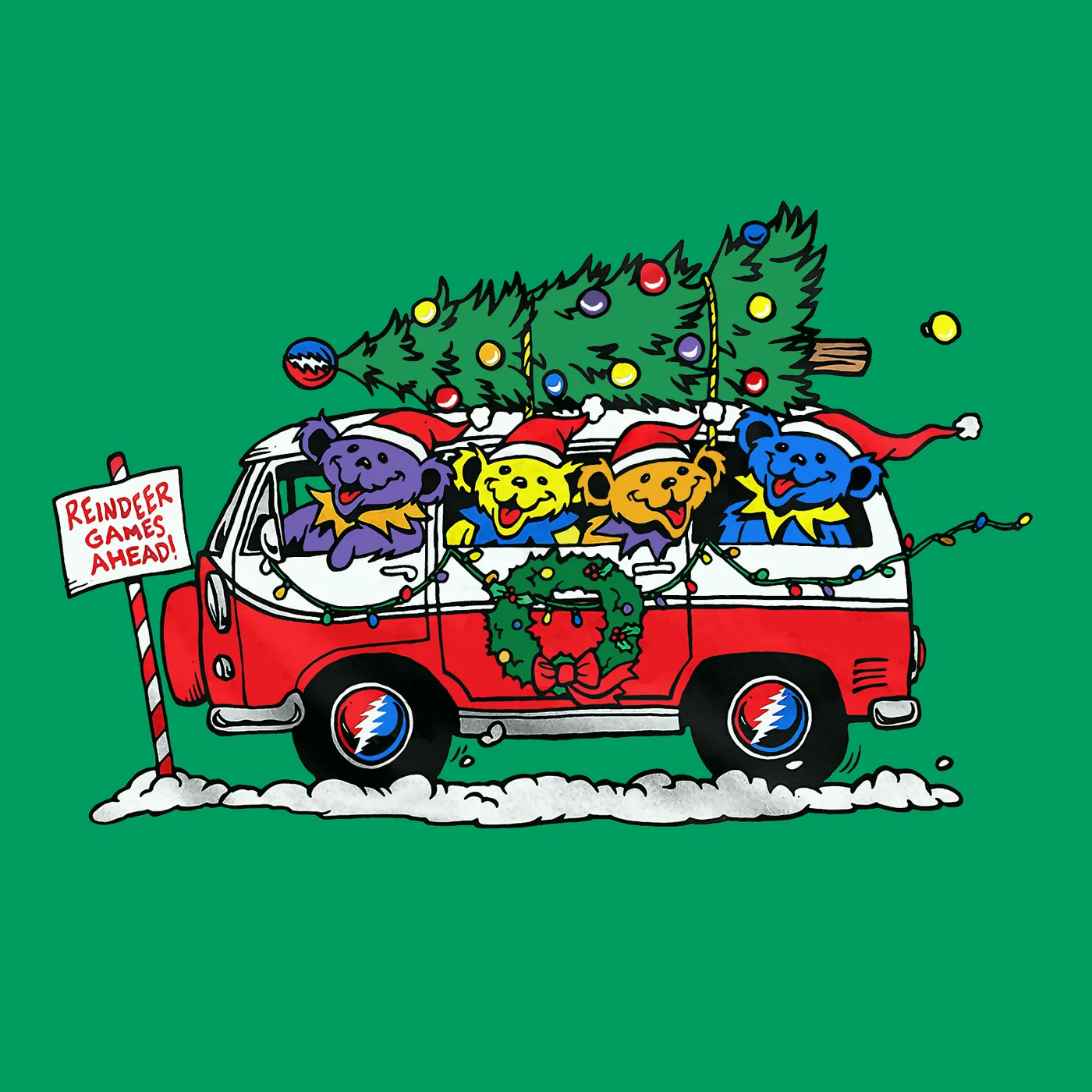 Grateful Dead Holiday T-Shirt | Steal Your Christmas Tree Grateful Dead Shirt