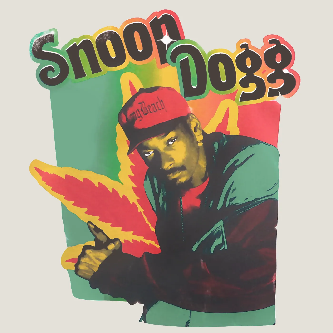 Snoop Dogg T-Shirt | Rasta Long Beach Snoop Dogg Shirt