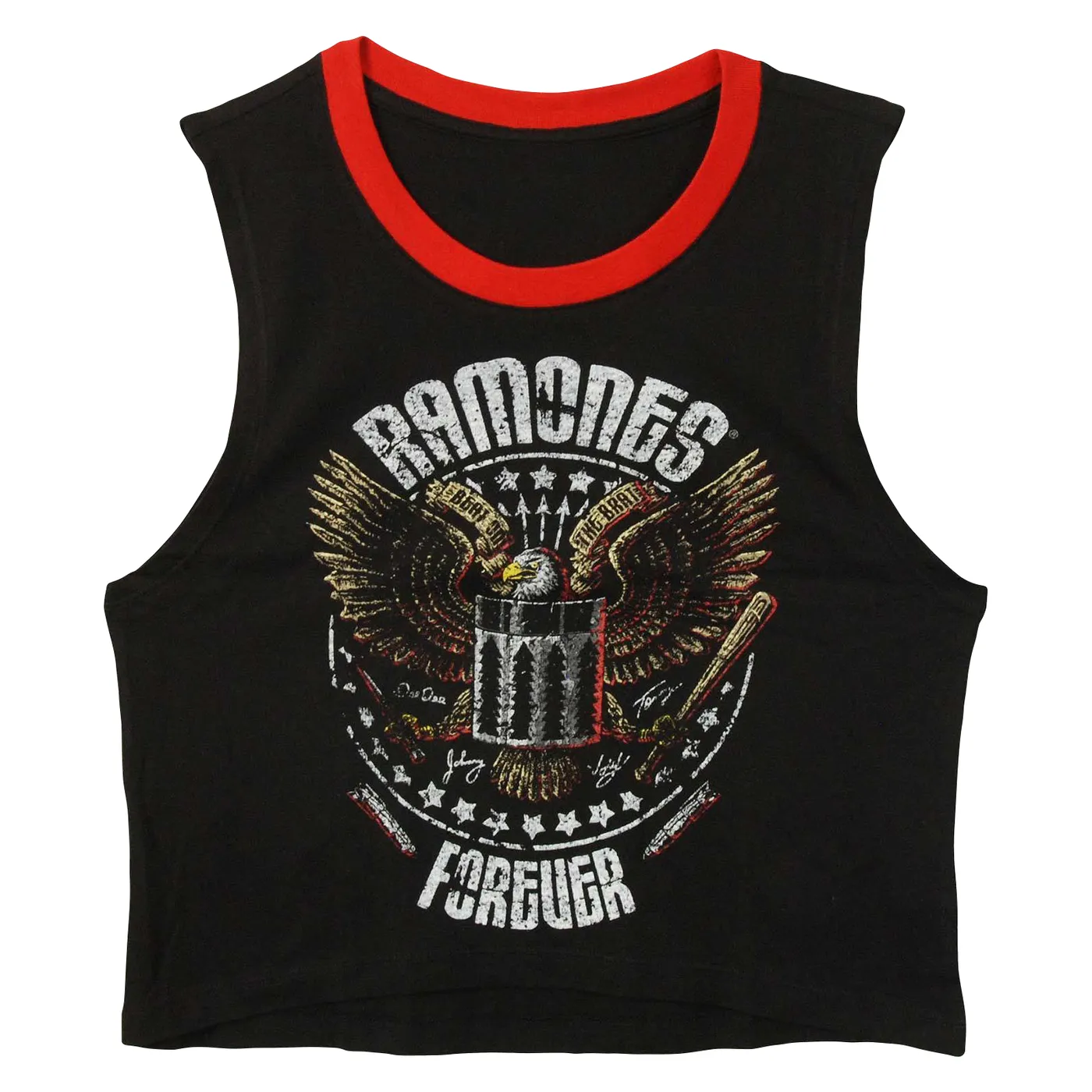 Ramones Women’s Tank Top | Forever Logo Tour 1987 Ramones Tank Top
