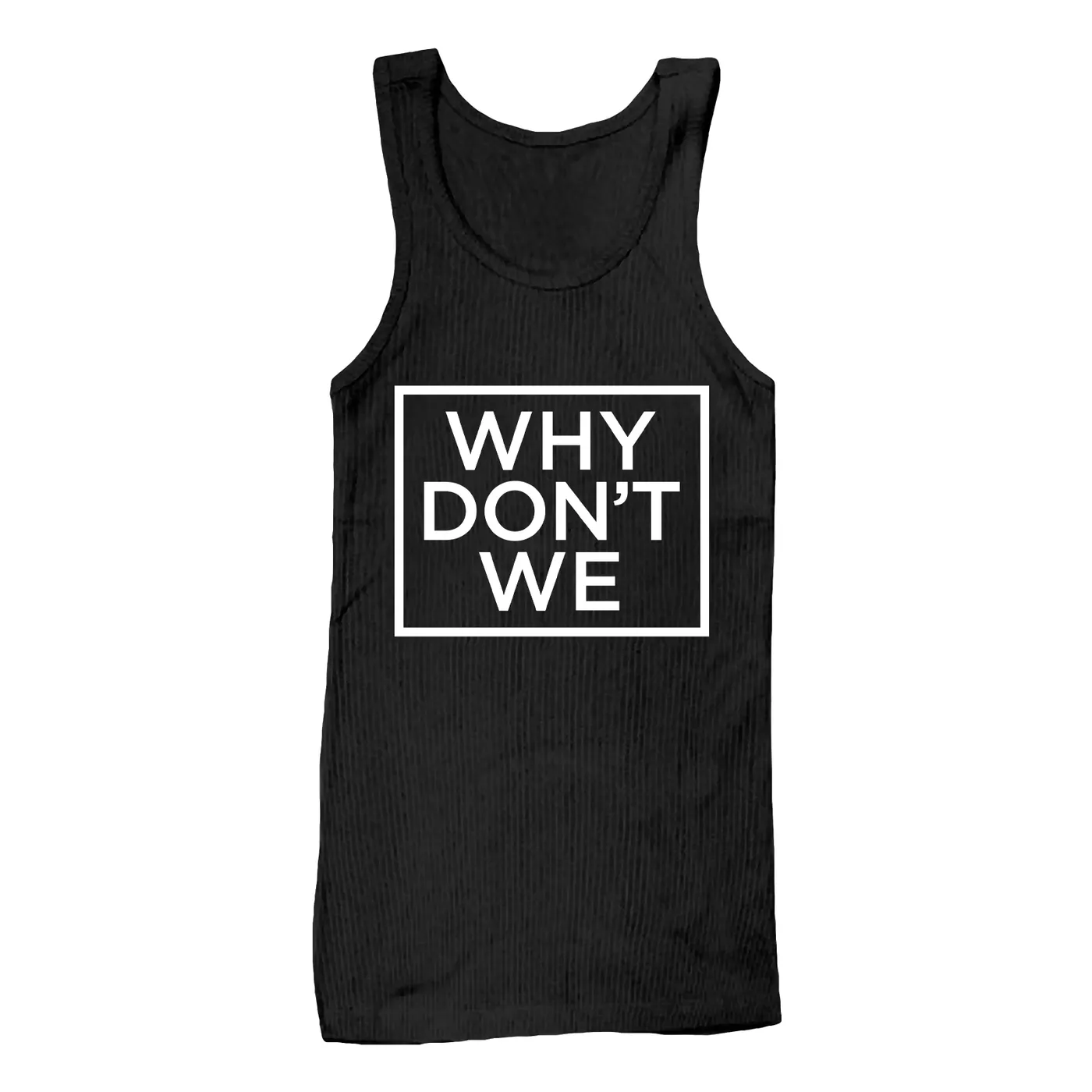 Why Don't We Women’s Tank Top | Square Logo Printed Why Don’t We Tank Top