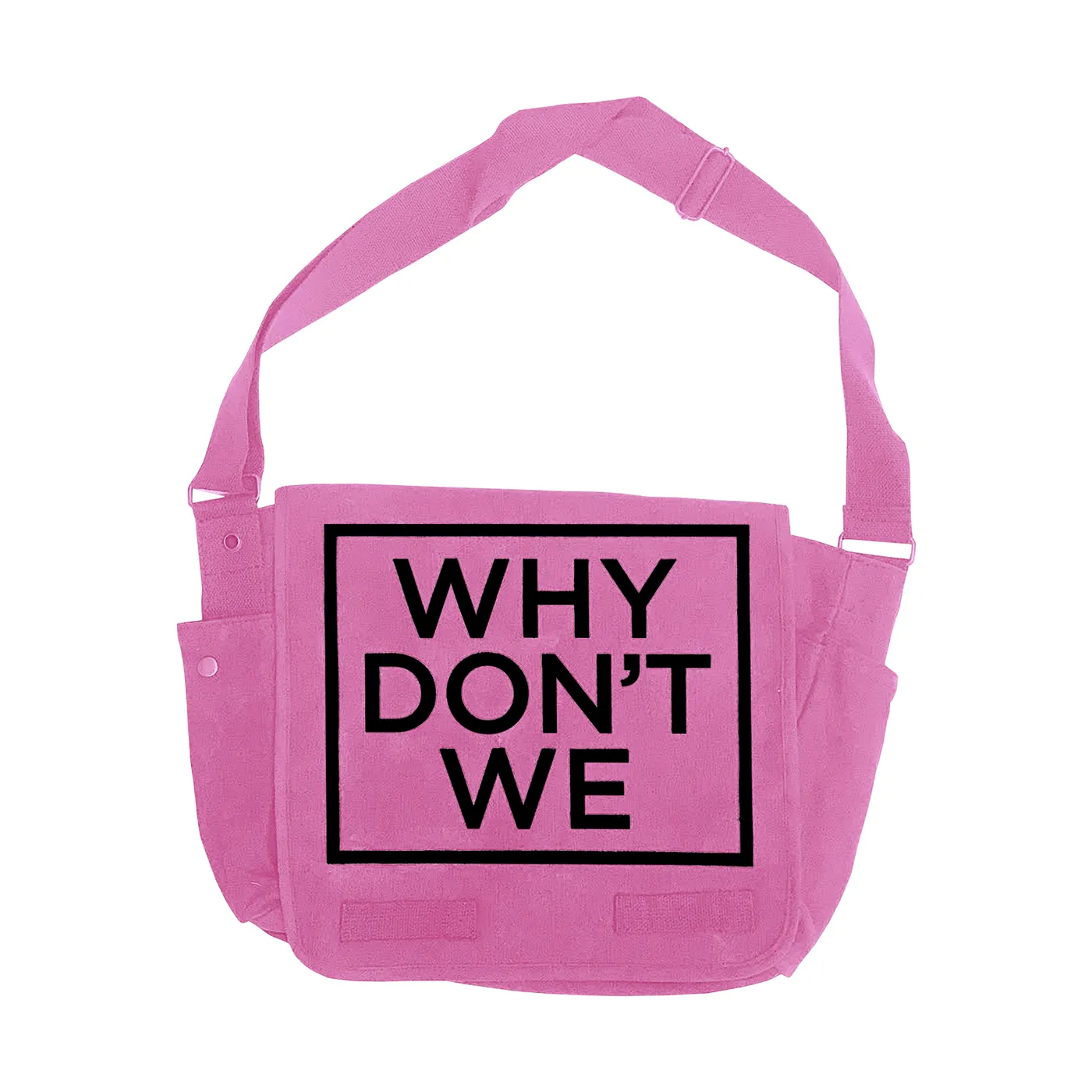 Why Don't We Bag | Square Logo Printed Why Don’t We Messenger Bag