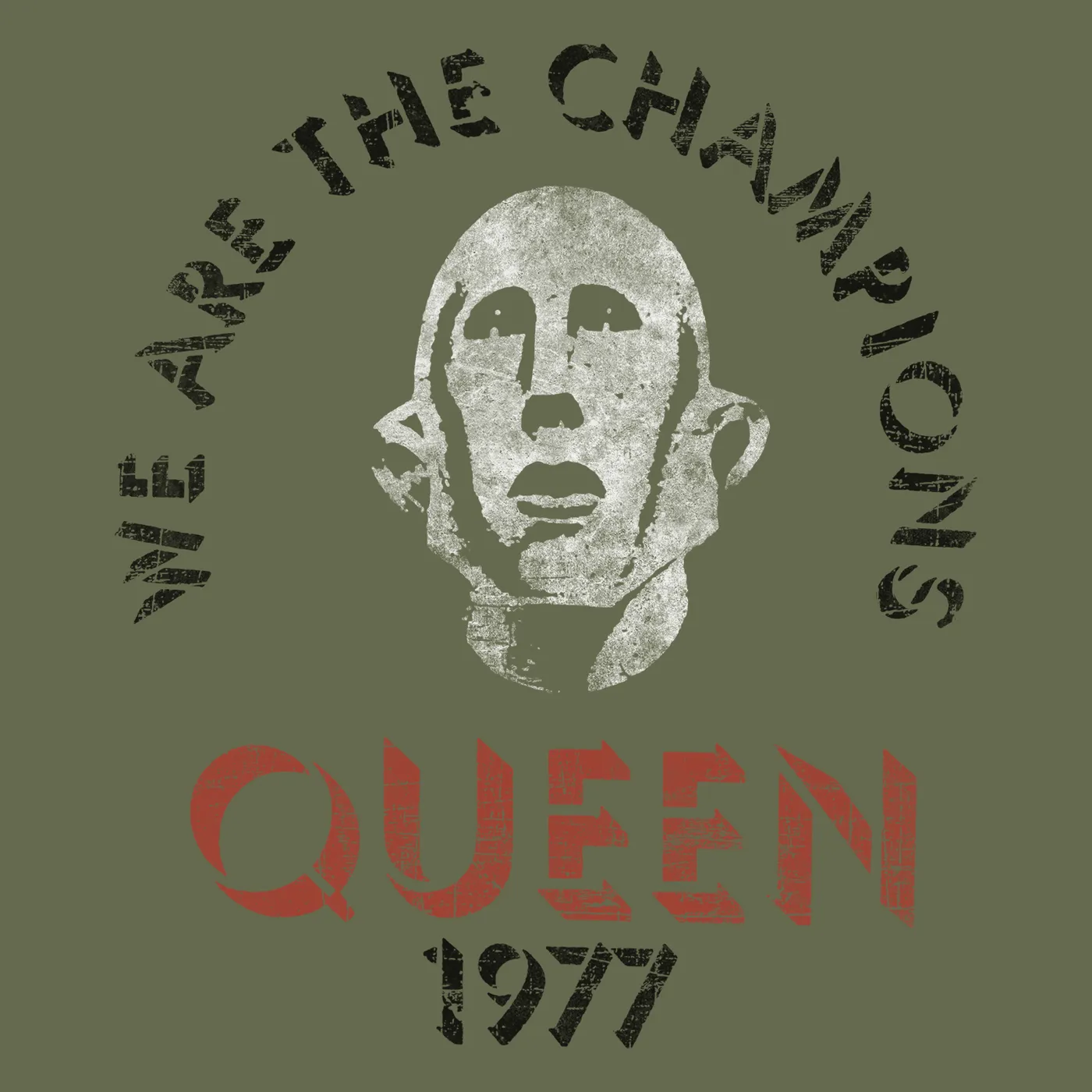 Queen T-Shirt | We Are The Champions Distressed Queen Shirt