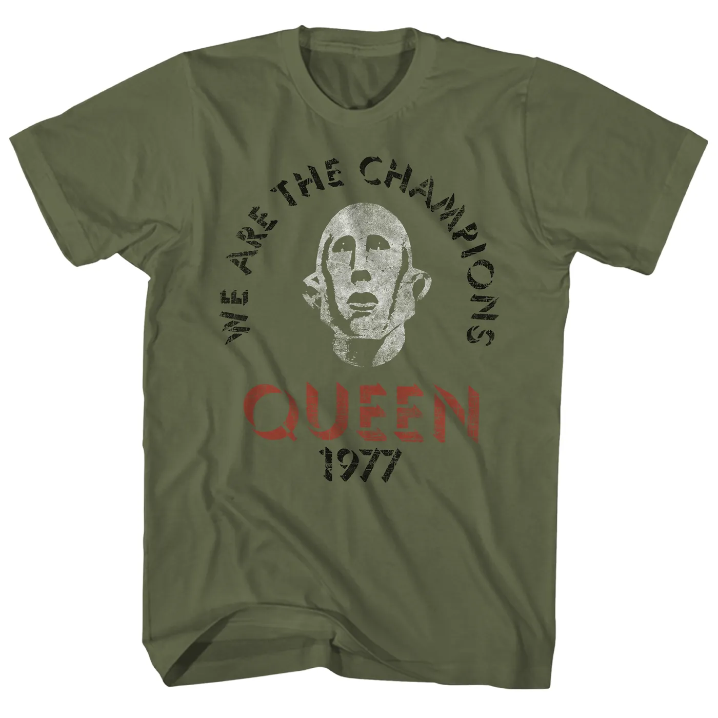 Queen T-Shirt | We Are The Champions Distressed Queen Shirt