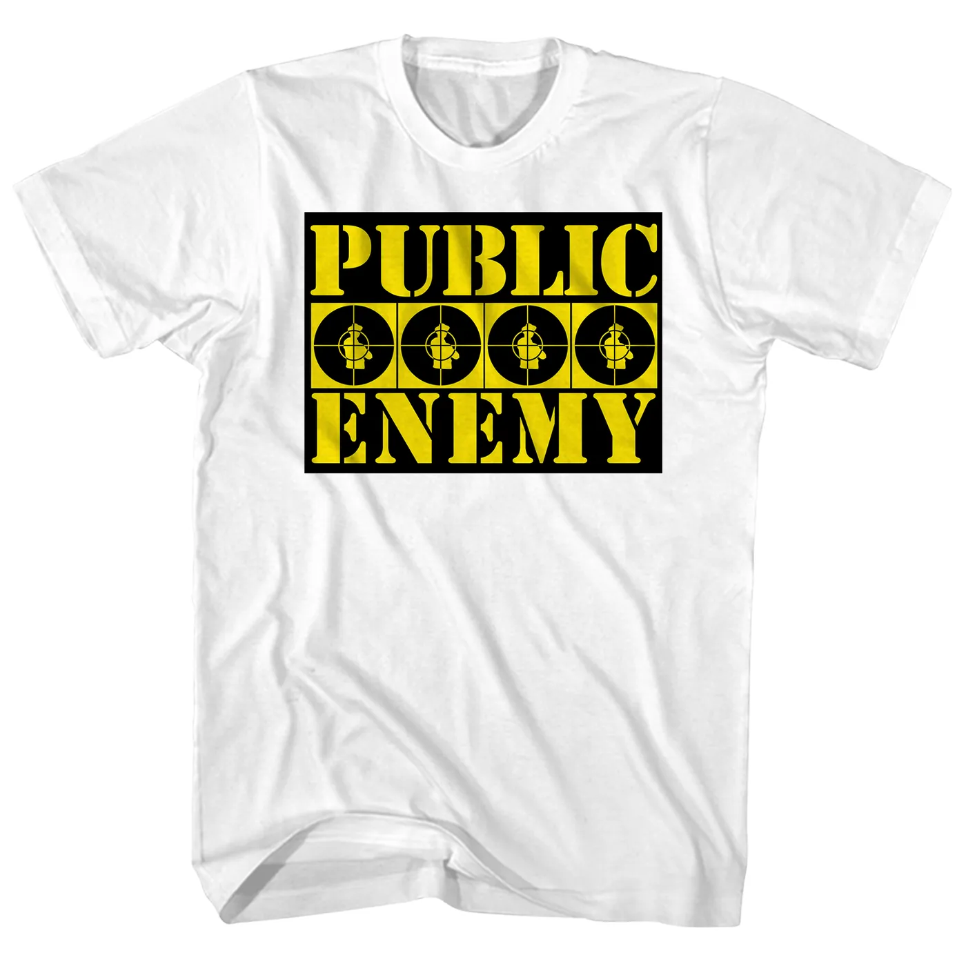 Public Enemy T-Shirt | Public Enemy Yellow Logo Design Public Enemy Shirt