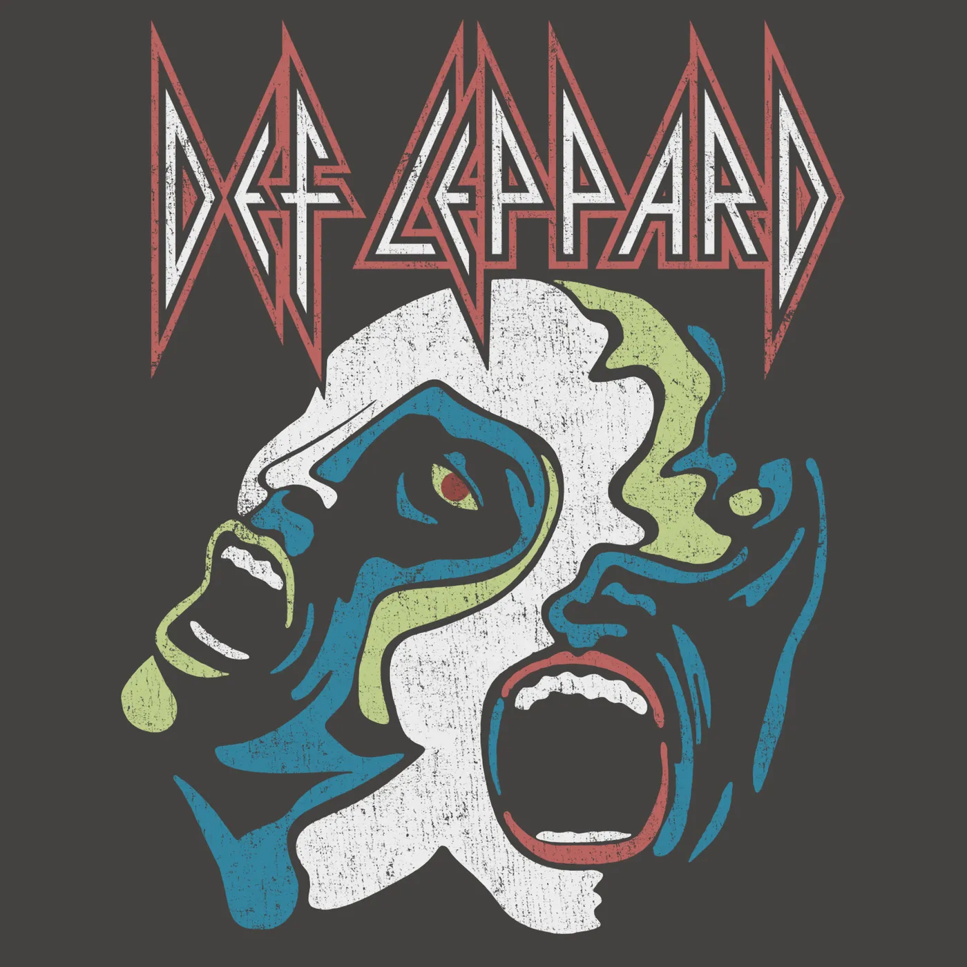 Def Leppard T-Shirt | Hysteria Faces Def Leppard Shirt