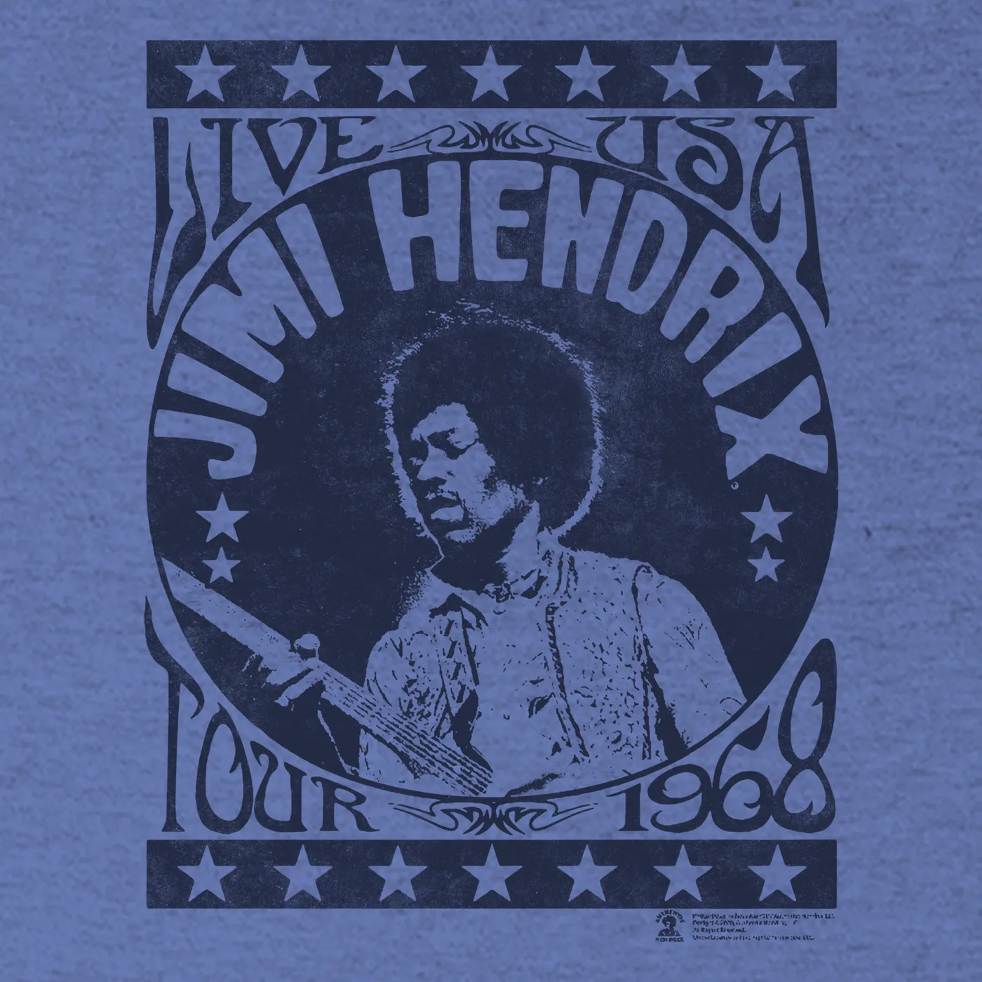 Jimi Hendrix T-Shirt | Live USA Tour 68 Jimi Hendrix Shirt