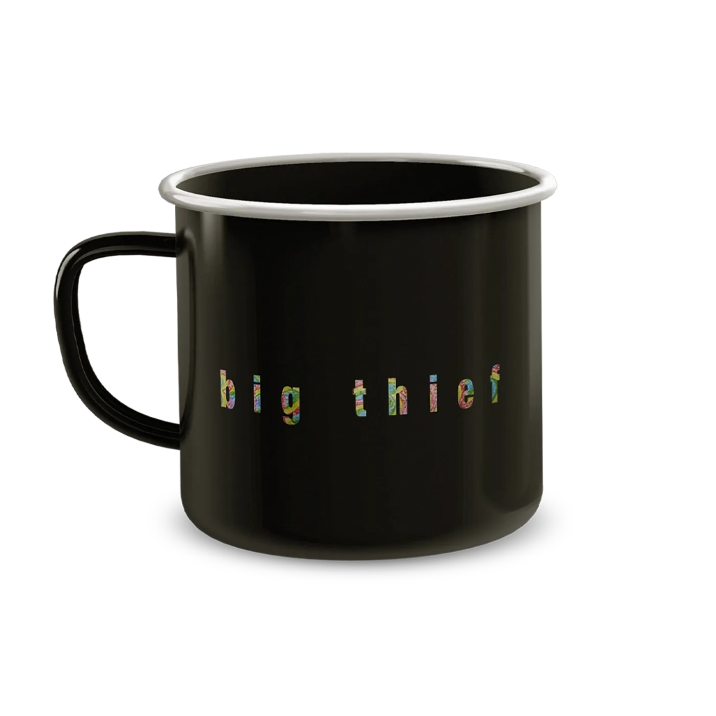 Big Thief Black Metal Enamel Mug