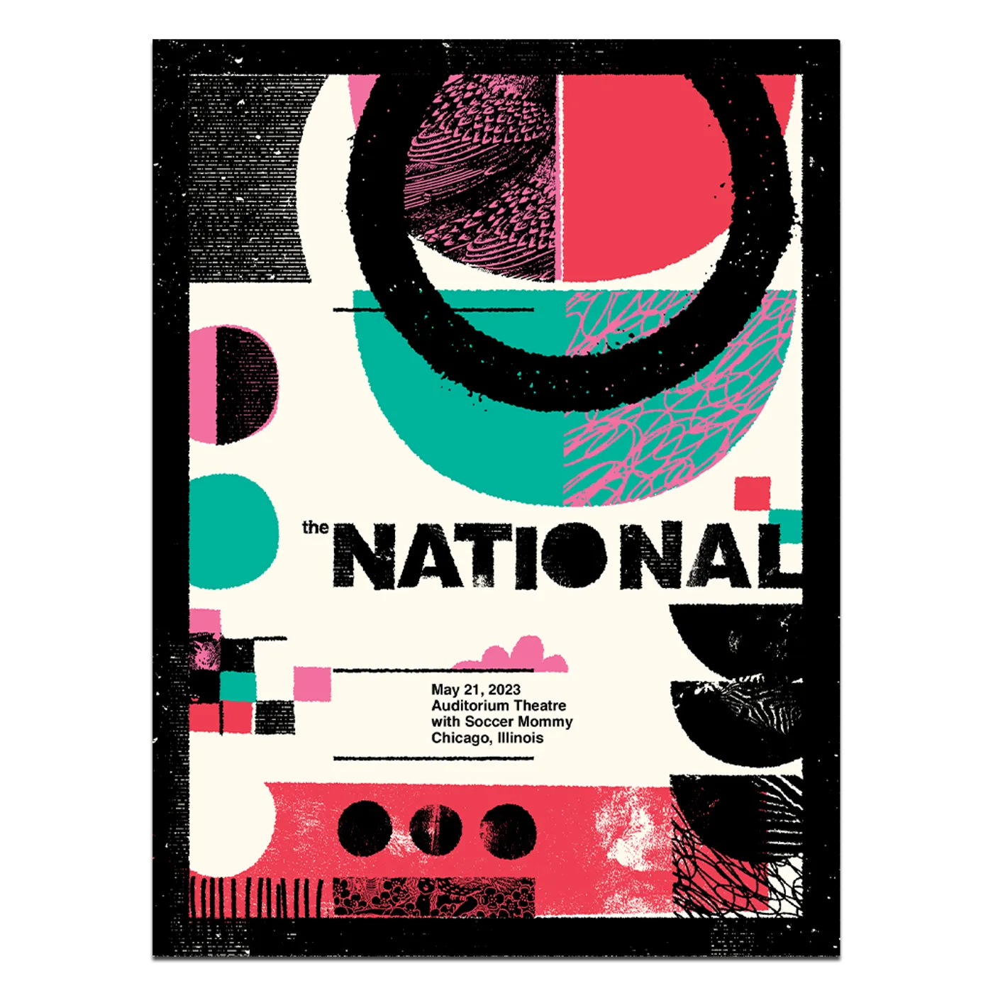 The National Chicago, IL Auditorium Theatre Poster - May 21, 2023
