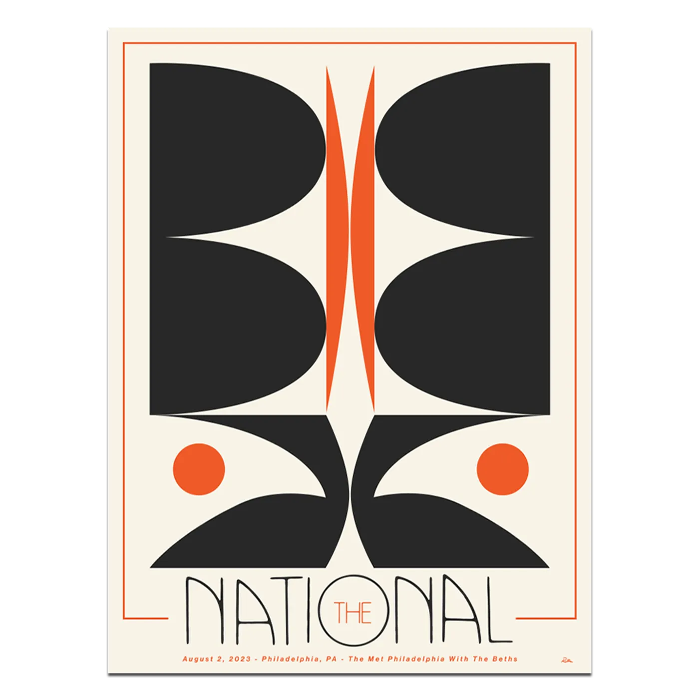 The National Philadelphia, PA The Met Philadelphia Poster - August 2, 2023
