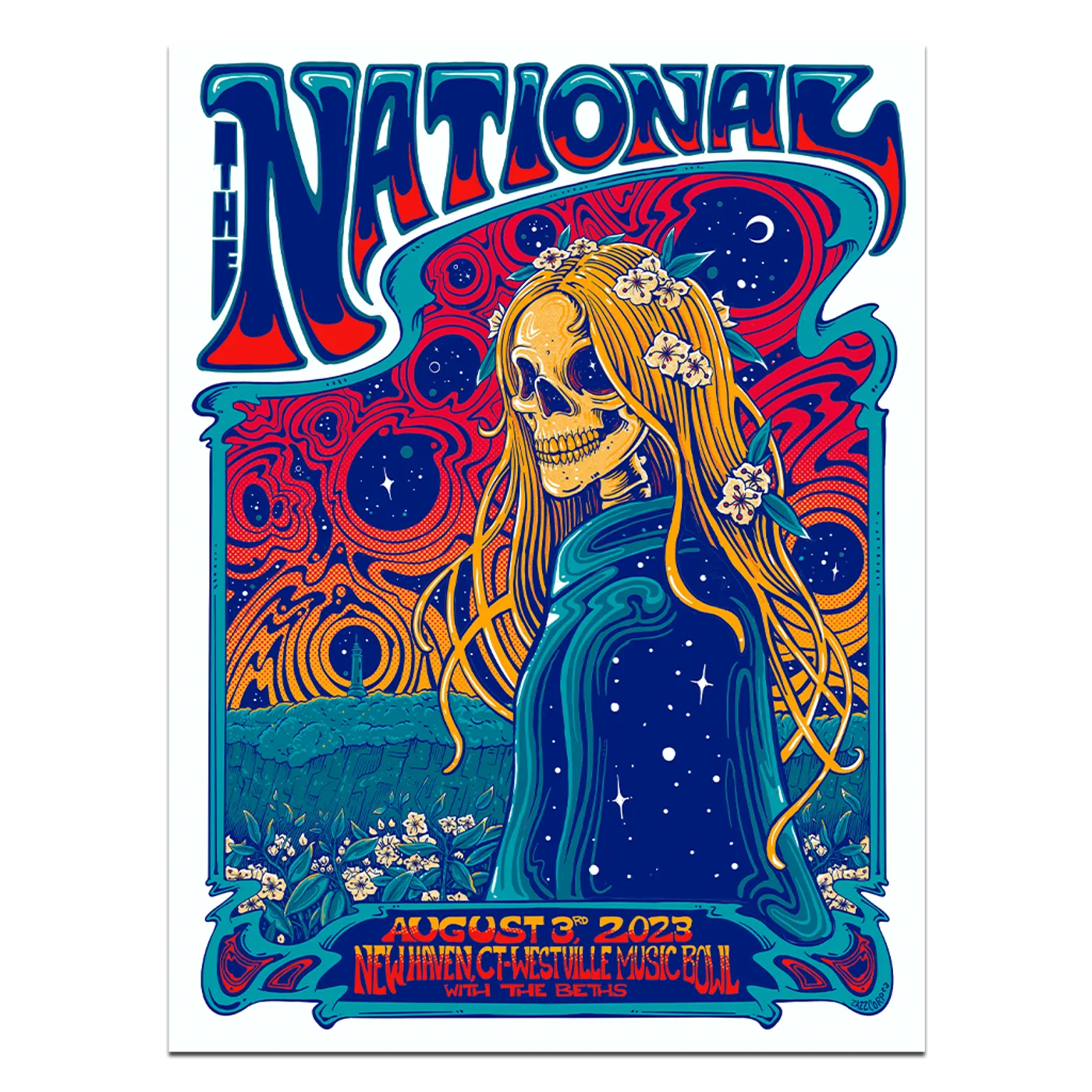 The National New Haven, CT Westville Music Bowl Poster - August 3, 2023
