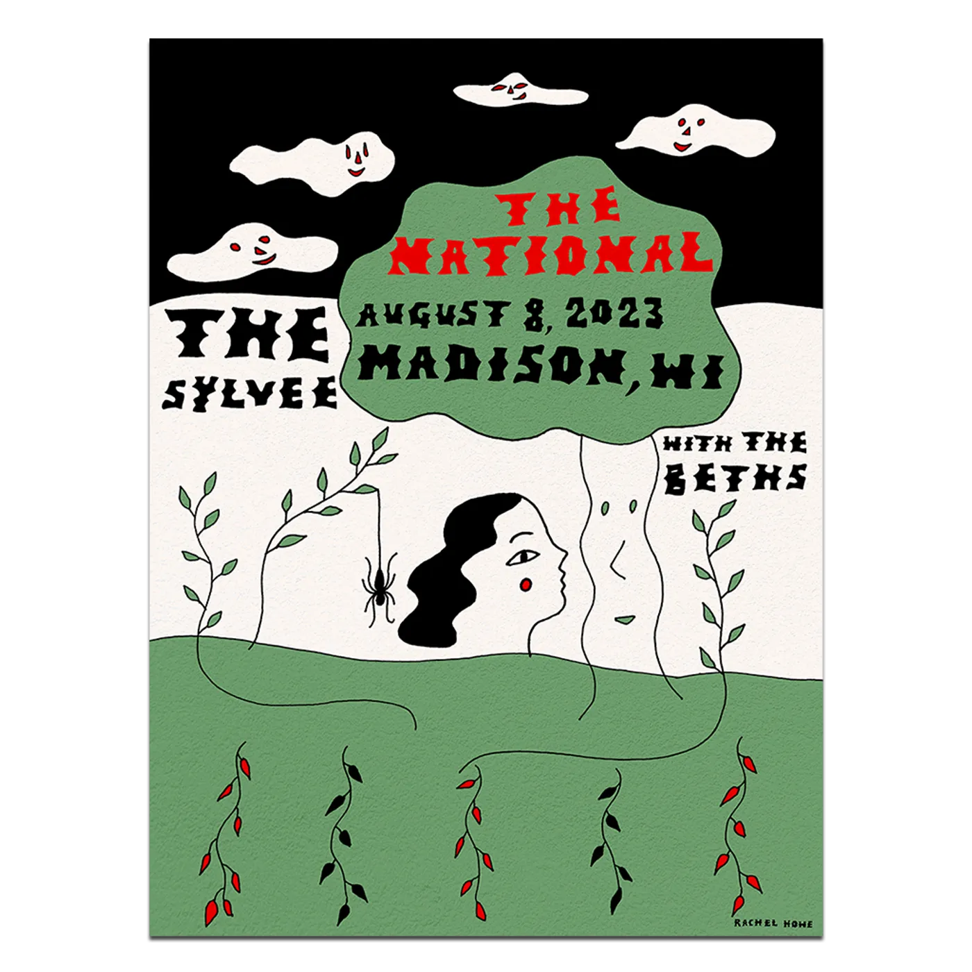 The National Madison, WI The Sylvee Poster - August 8, 2023
