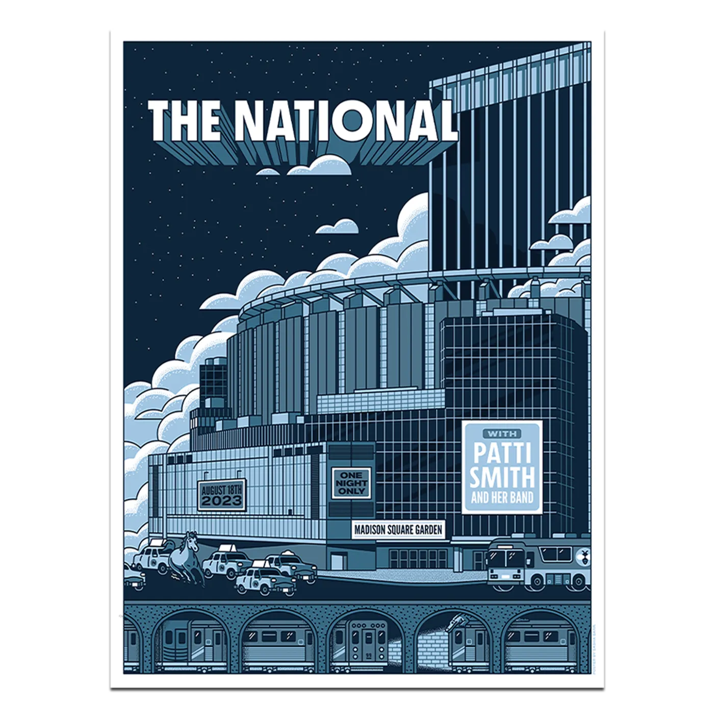 The National New York, NY Madison Square Garden Poster #1 - August 18, 2023