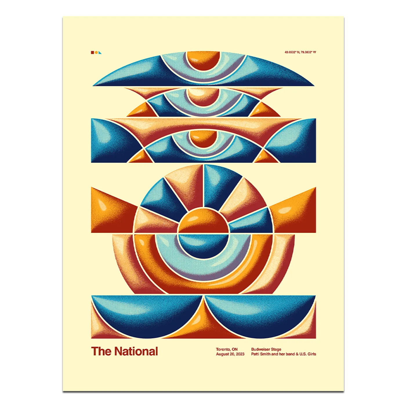 The National Toronto, ON Budweiser Stage Poster - August 20, 2023