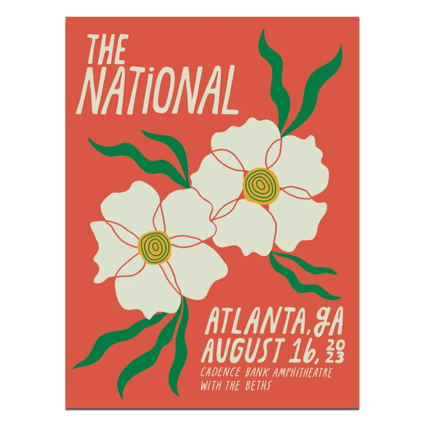 The National Atlanta, GA Cadence Bank Amphitheatre Poster - August 16, 2023