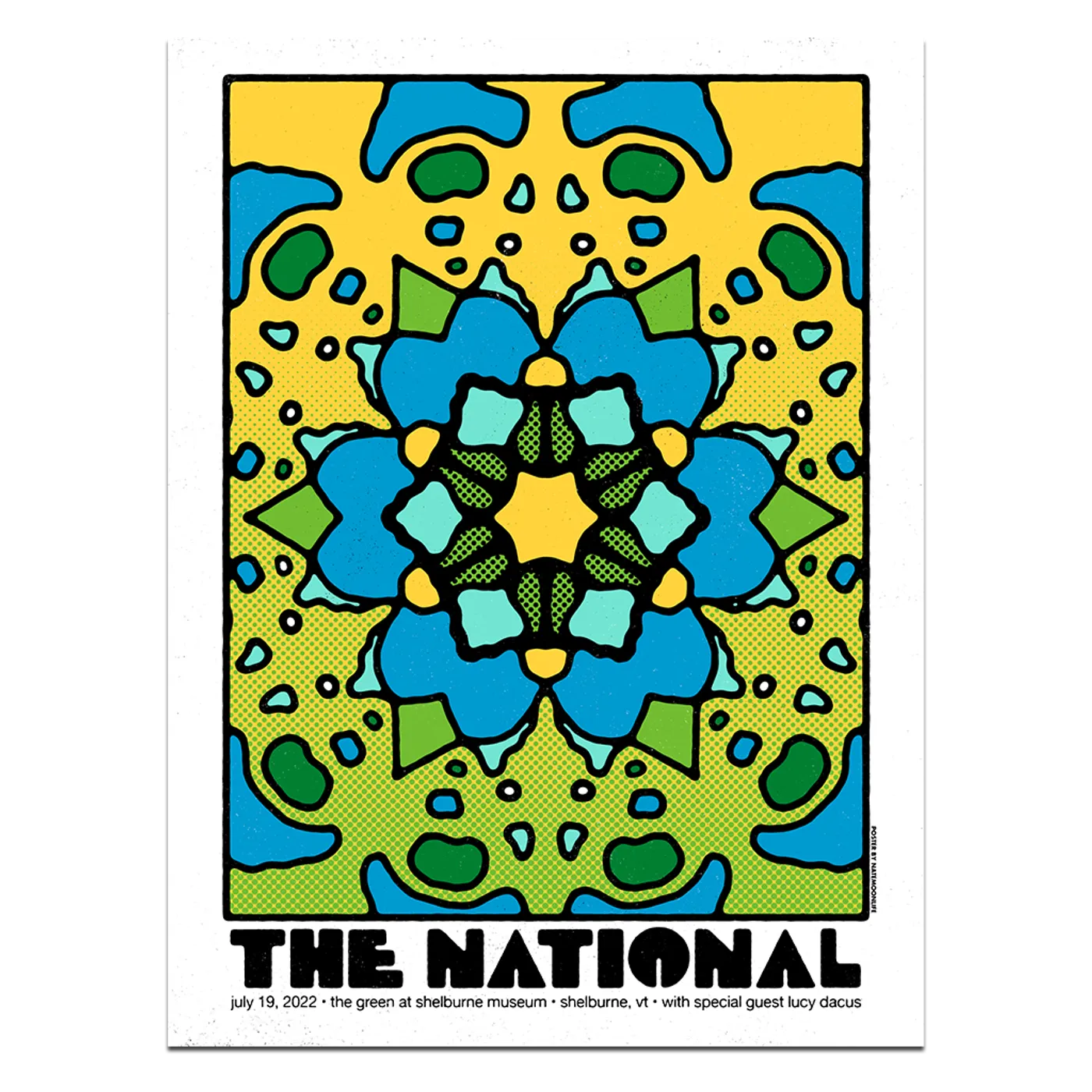 The National Shelburne, VT The Green at Shelburne Museum Poster - July 19, 2022