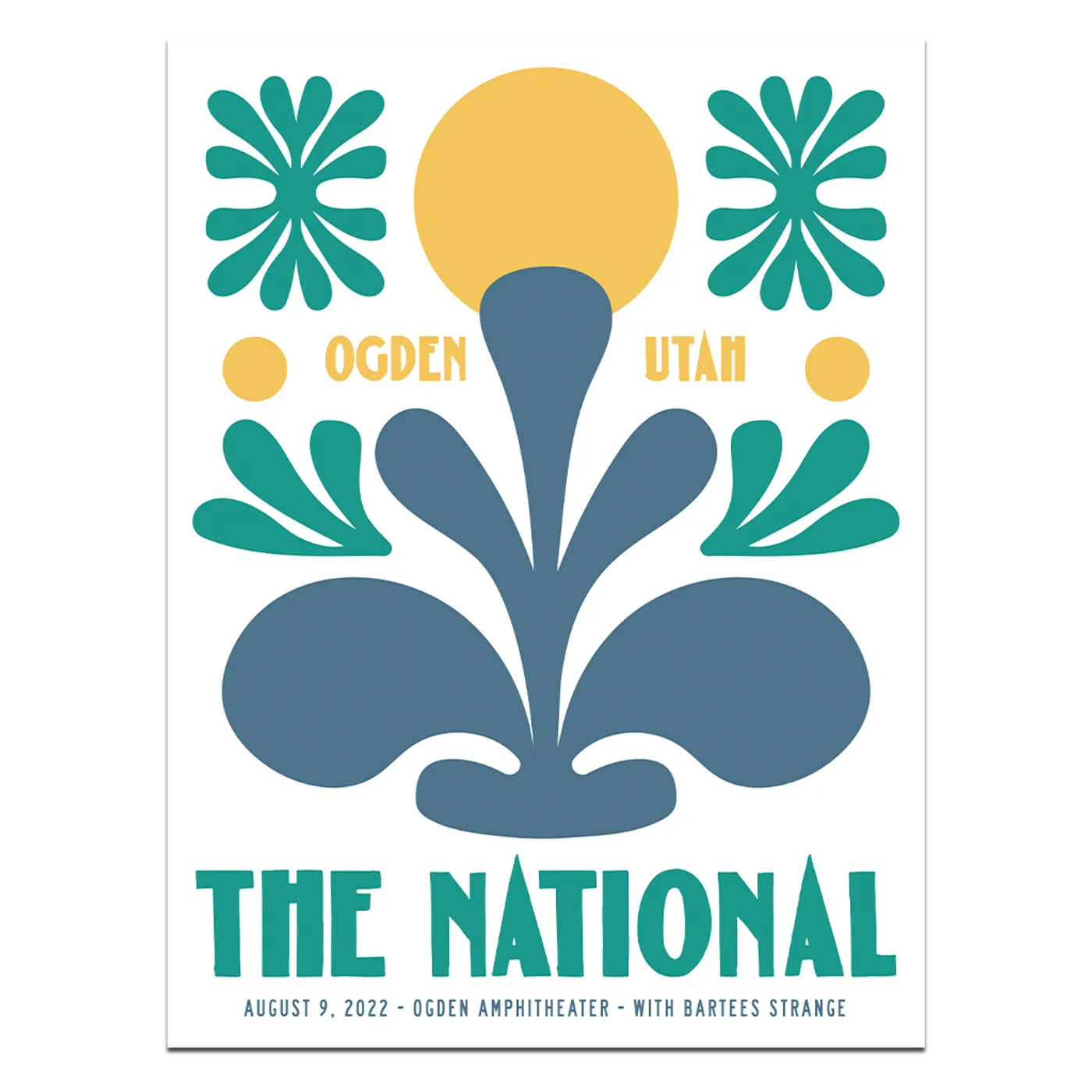 The National Ogden, UT Ogden Amphitheater Poster - August 9, 2022