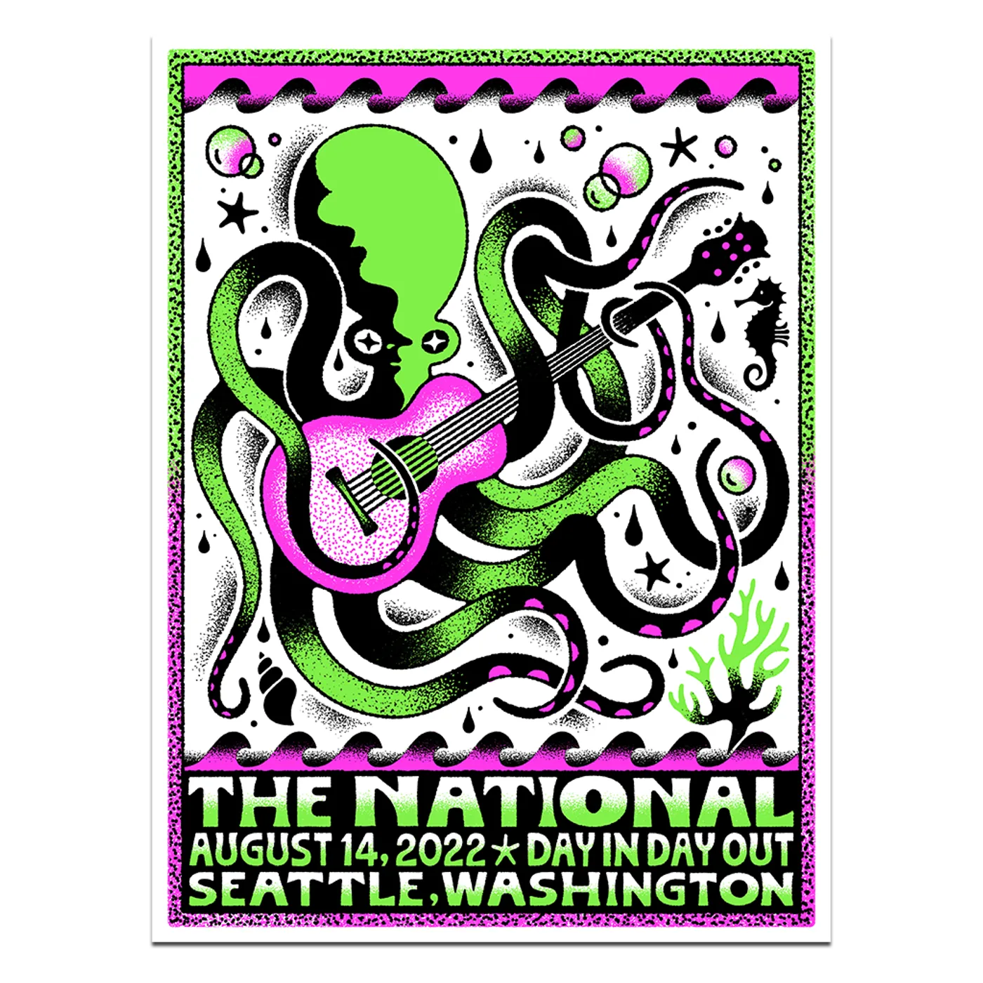 The National Seattle, WA Day In Day Out Poster - August 14, 2022
