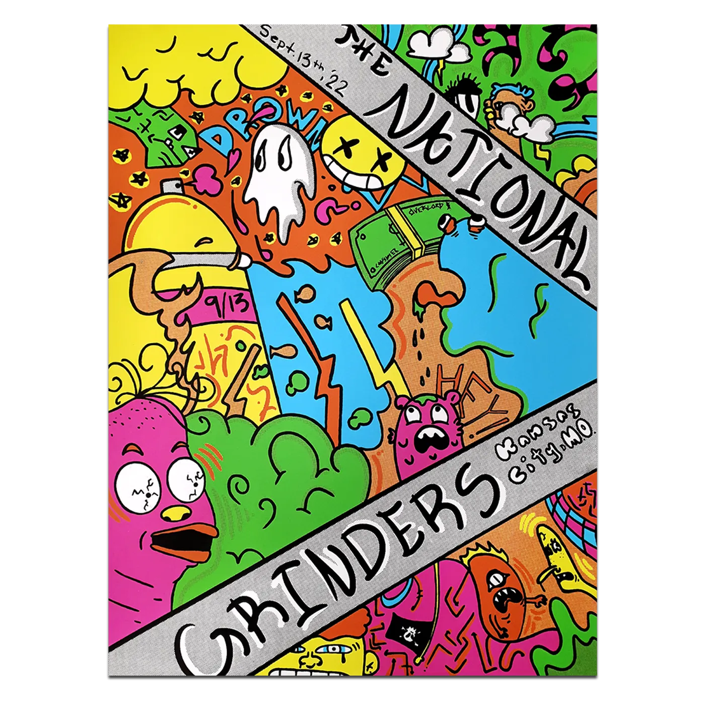 The National Kansas City, MO Grinders KC Poster - September 13, 2022