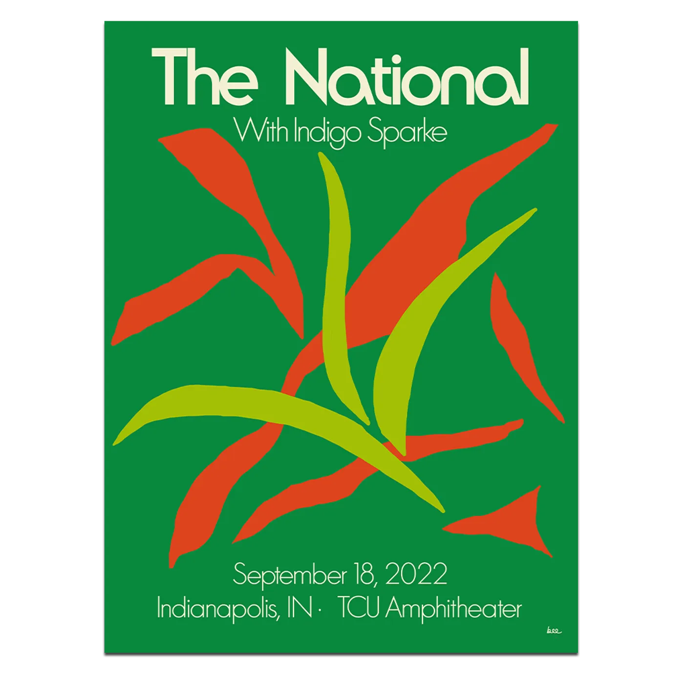 The National Indianapolis, IN TCU Amphitheater Poster - September 18, 2022