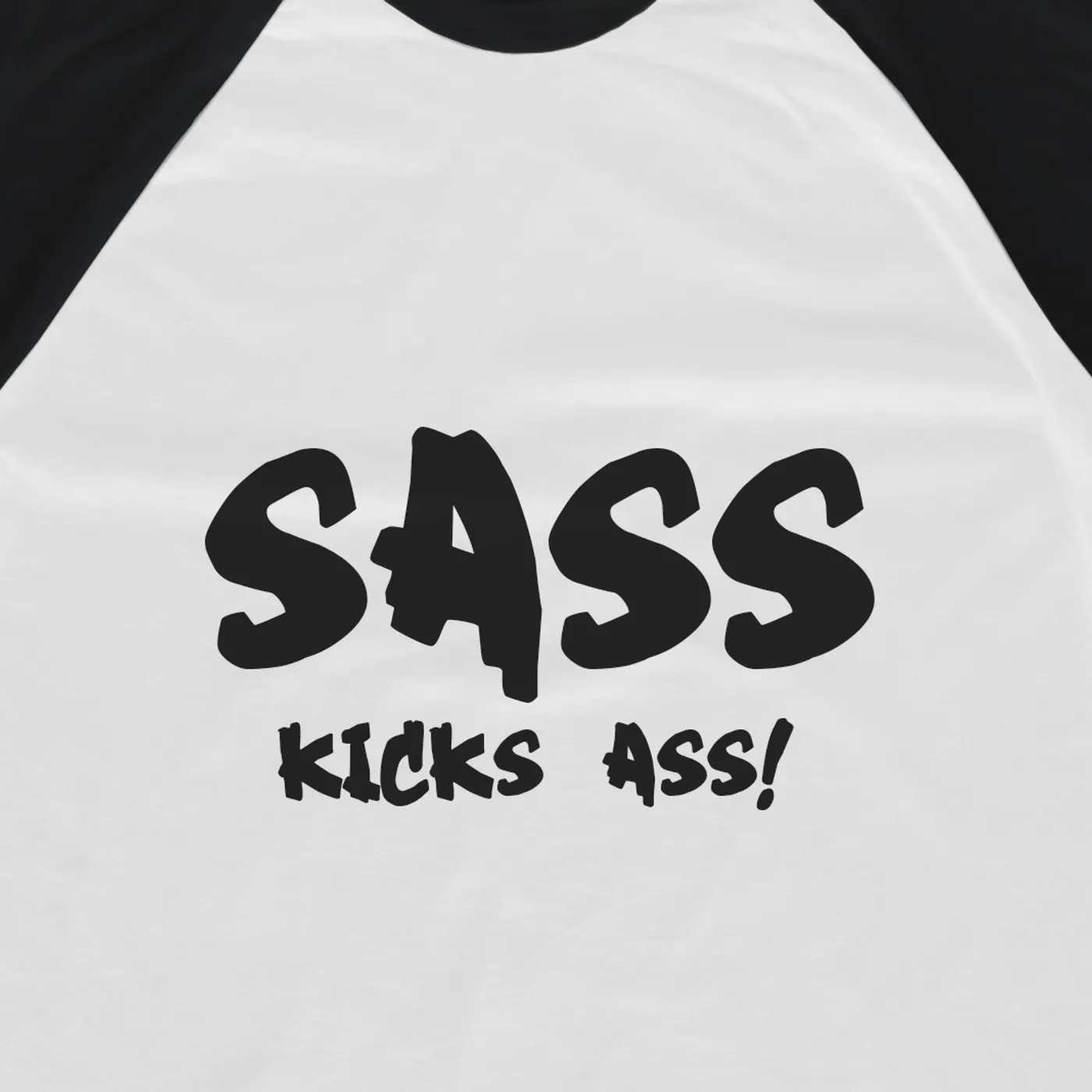 Sass Jordan Sass Kicks Ass! Raglan