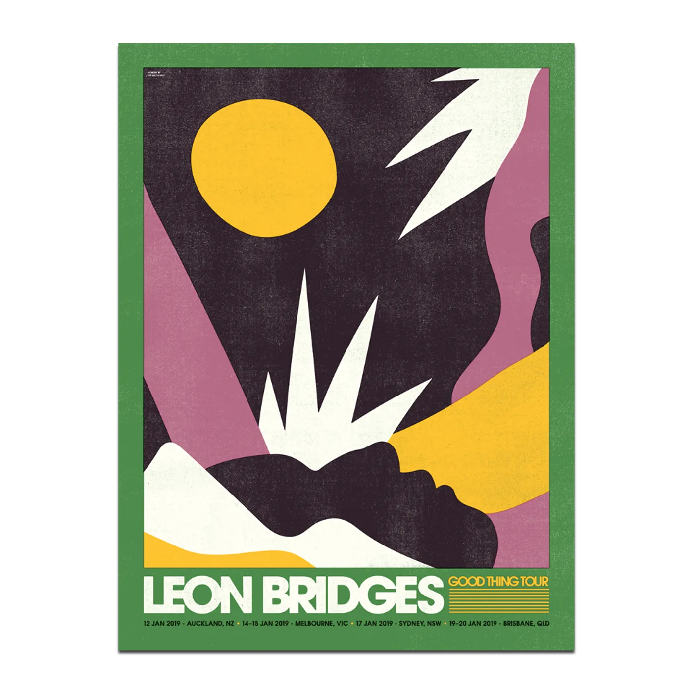 Leon Bridges Australia/NZ January 2019 Poster