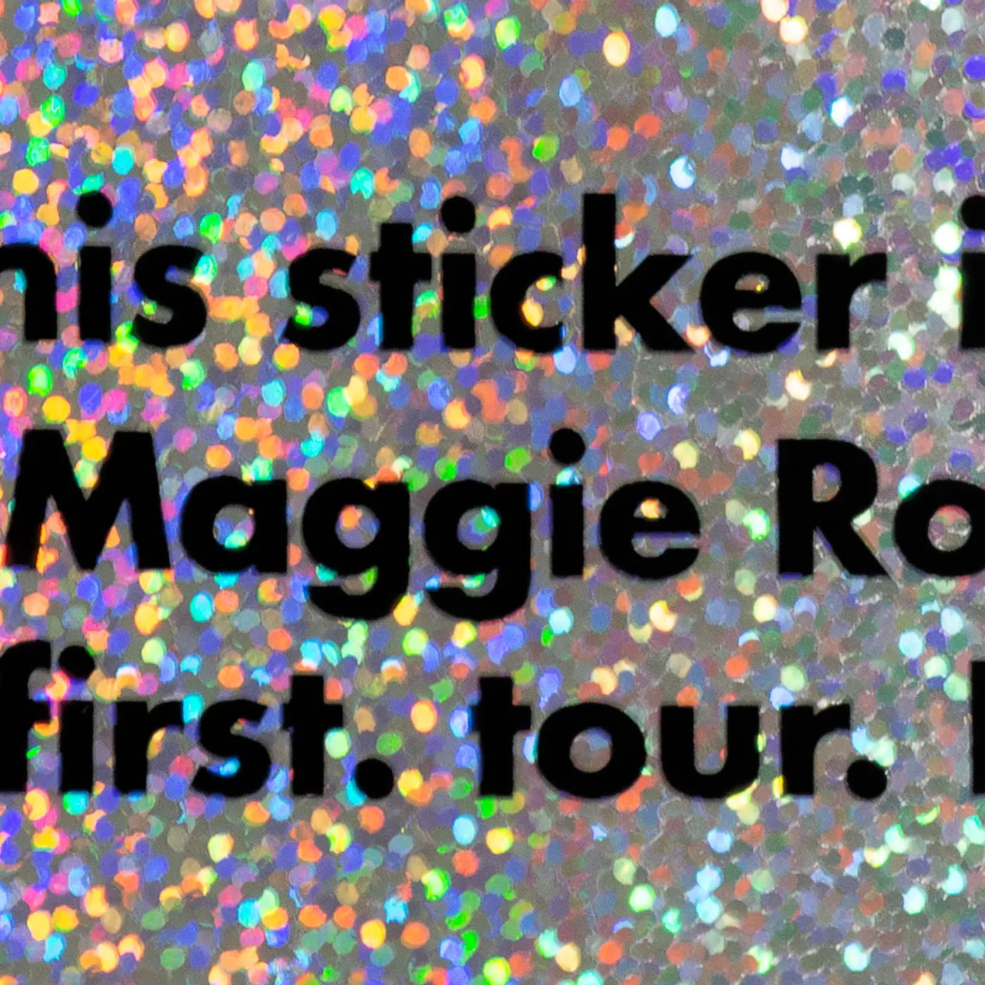 Maggie Rogers First Tour Sticker